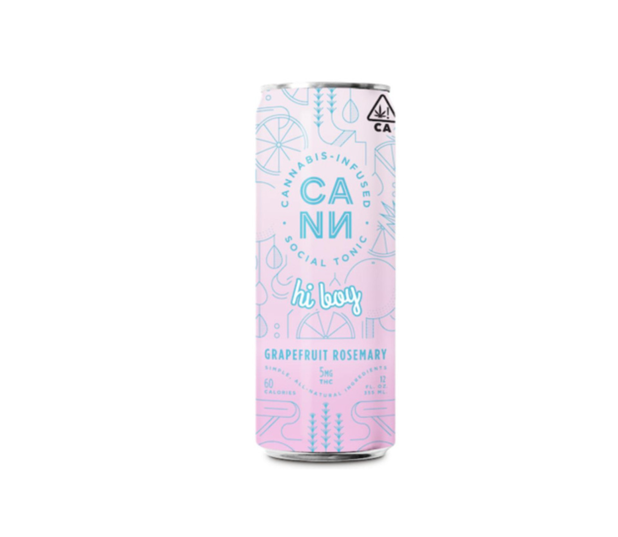 Cann Social Tonic - Grapefruit Rosemary 5mg (4-Pack)