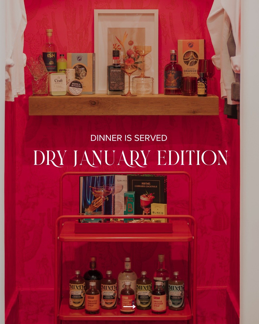 If Dry January has you rethinking what to pour for your next meal, here are some delicious alternatives that may just become your new favorite, all year long. 🍽️ 🍣

🌮From tacos paired with a smooth tequila to fettuccine alfredo complemented by a c