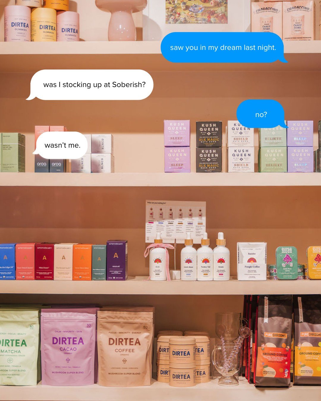 If you&rsquo;re looking for us&hellip; we&rsquo;re probably holding a 🍃 drink, a zero-proof cocktail, a functional soda, a CBD-infused sipper, or a thoughtfully crafted non-alcoholic spirit poured over ice. 😌✨

Maybe there&rsquo;s a gummy in the mi