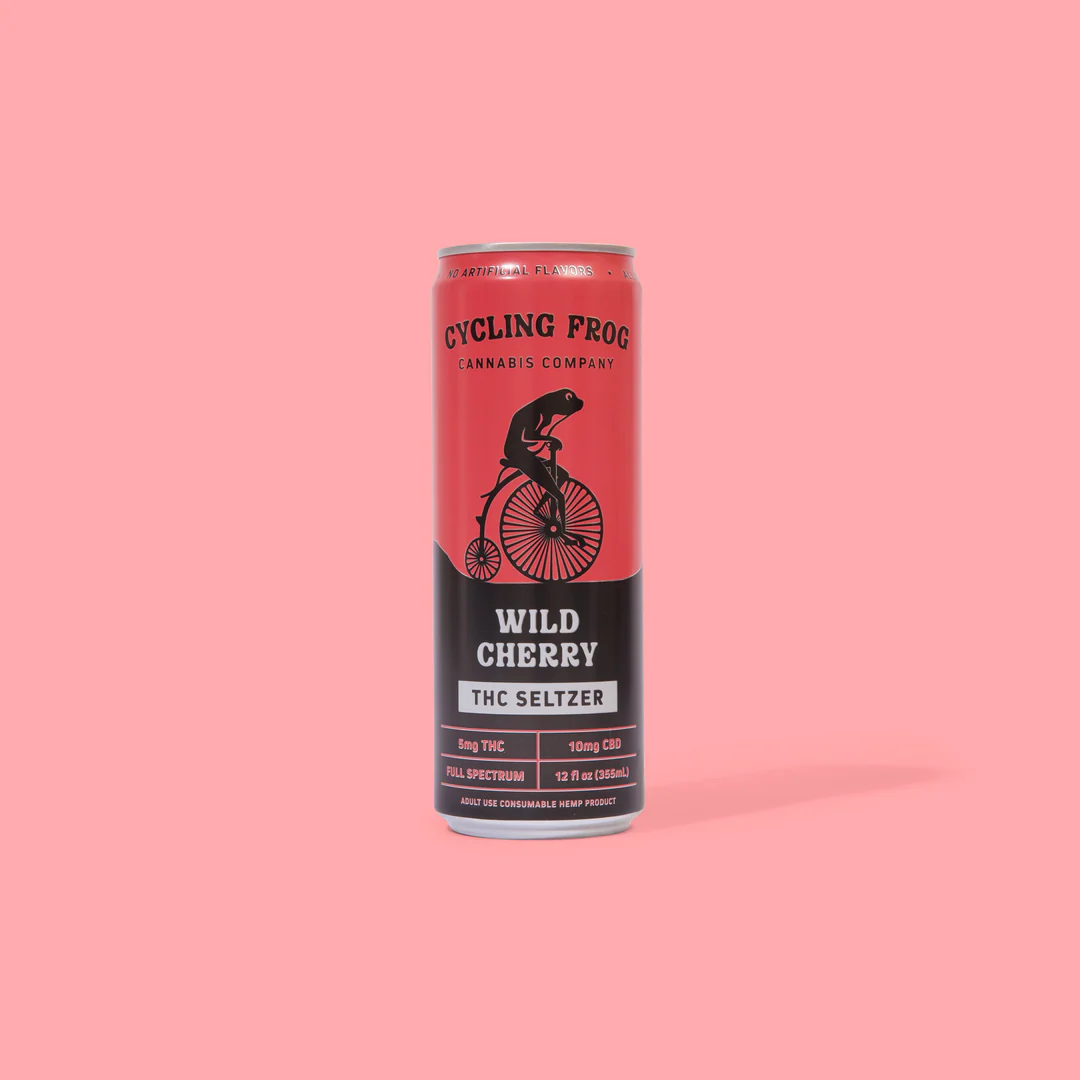 Cycling Frog Wild Cherry THC Seltzer