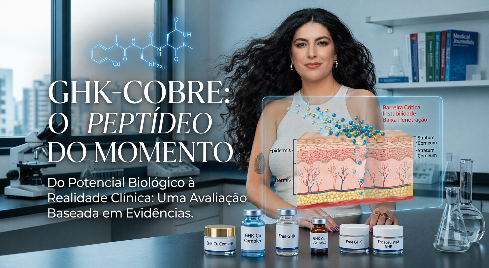 GHK-Cu na Estética Médica: Funciona Mesmo para Rejuvenescimento ou é Mais uma Promessa?