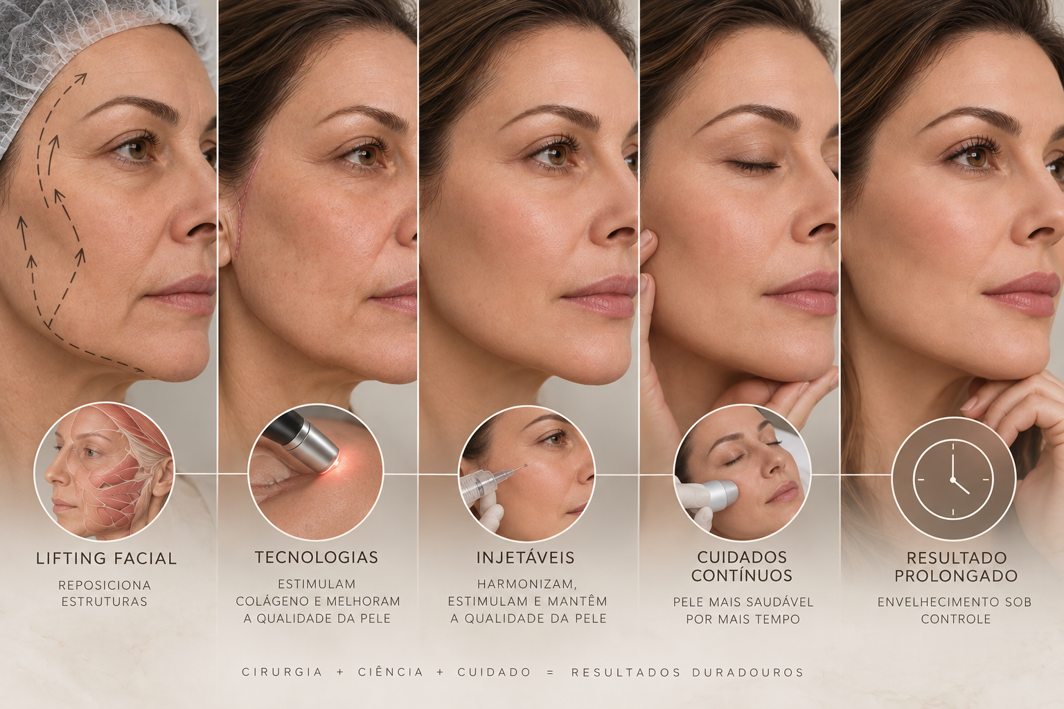Manutenção após o lifting facial: por que o resultado se sustenta melhor quando o envelhecimento continua sendo tratado