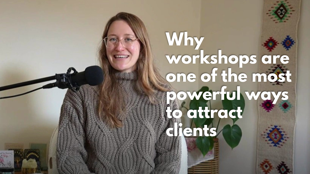 Why workshops are one of the best ways to attract clients