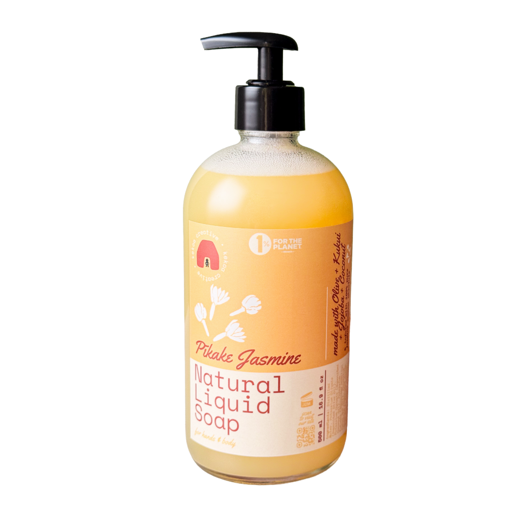 natural liquid soap - pīkake jasmine