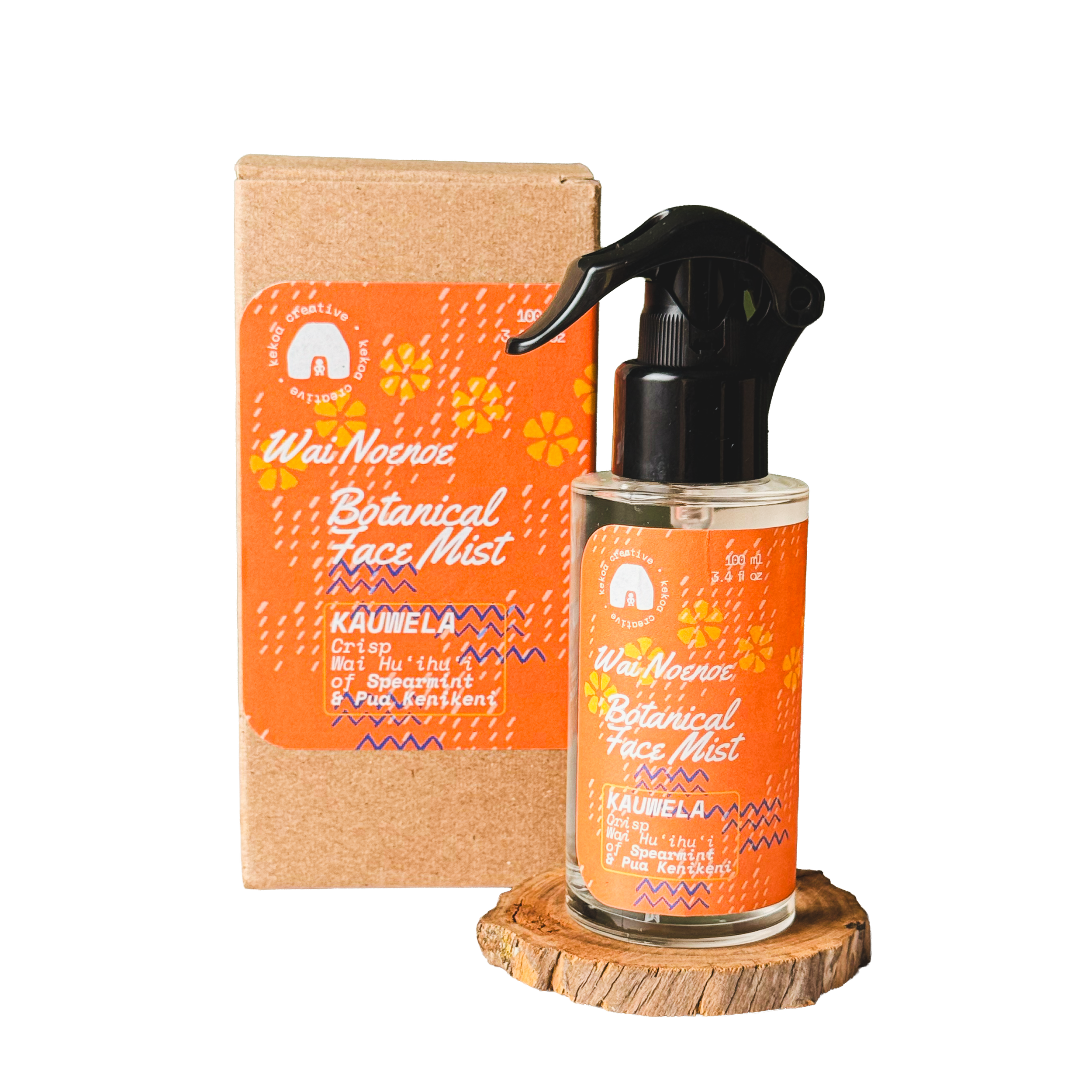 Kauwela - Wai Noenoe: Botanical Hydrosol Mist — Solar Cooling & Pore Refining
