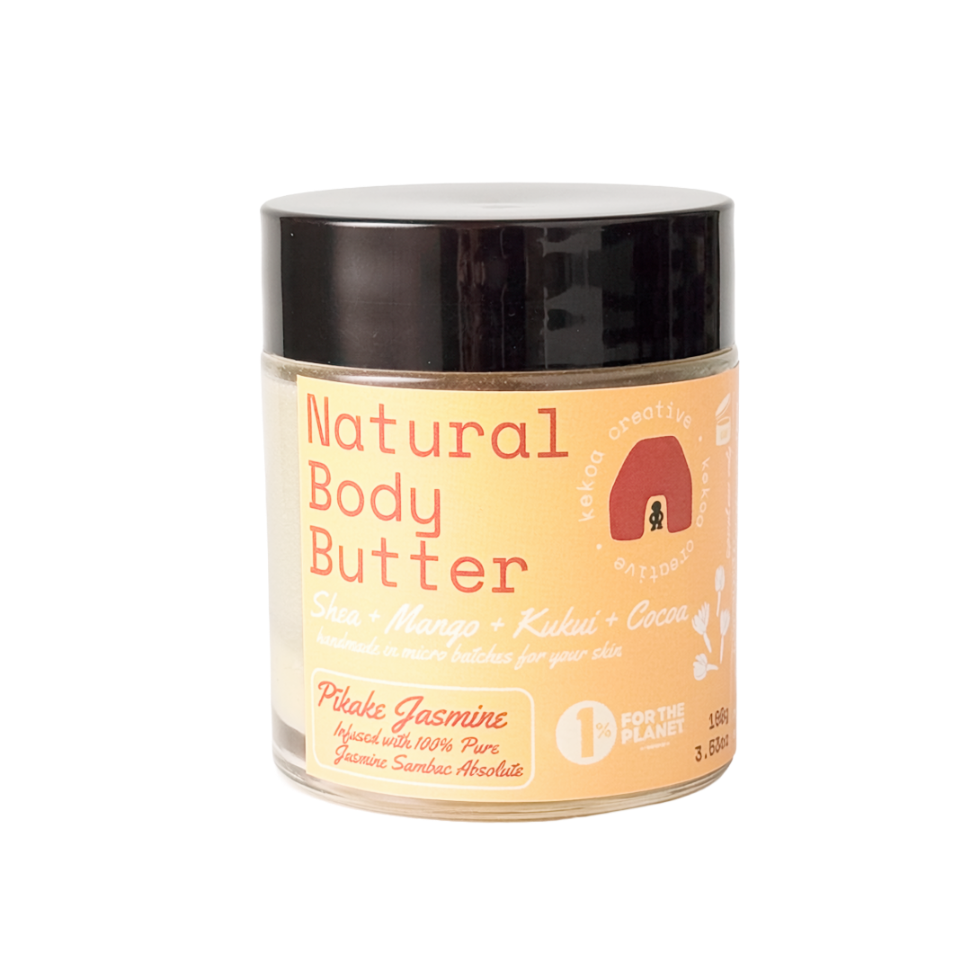 Pīkake & Kukui Natural Body Butter — Shea, Mango, Kukui + Cocoa