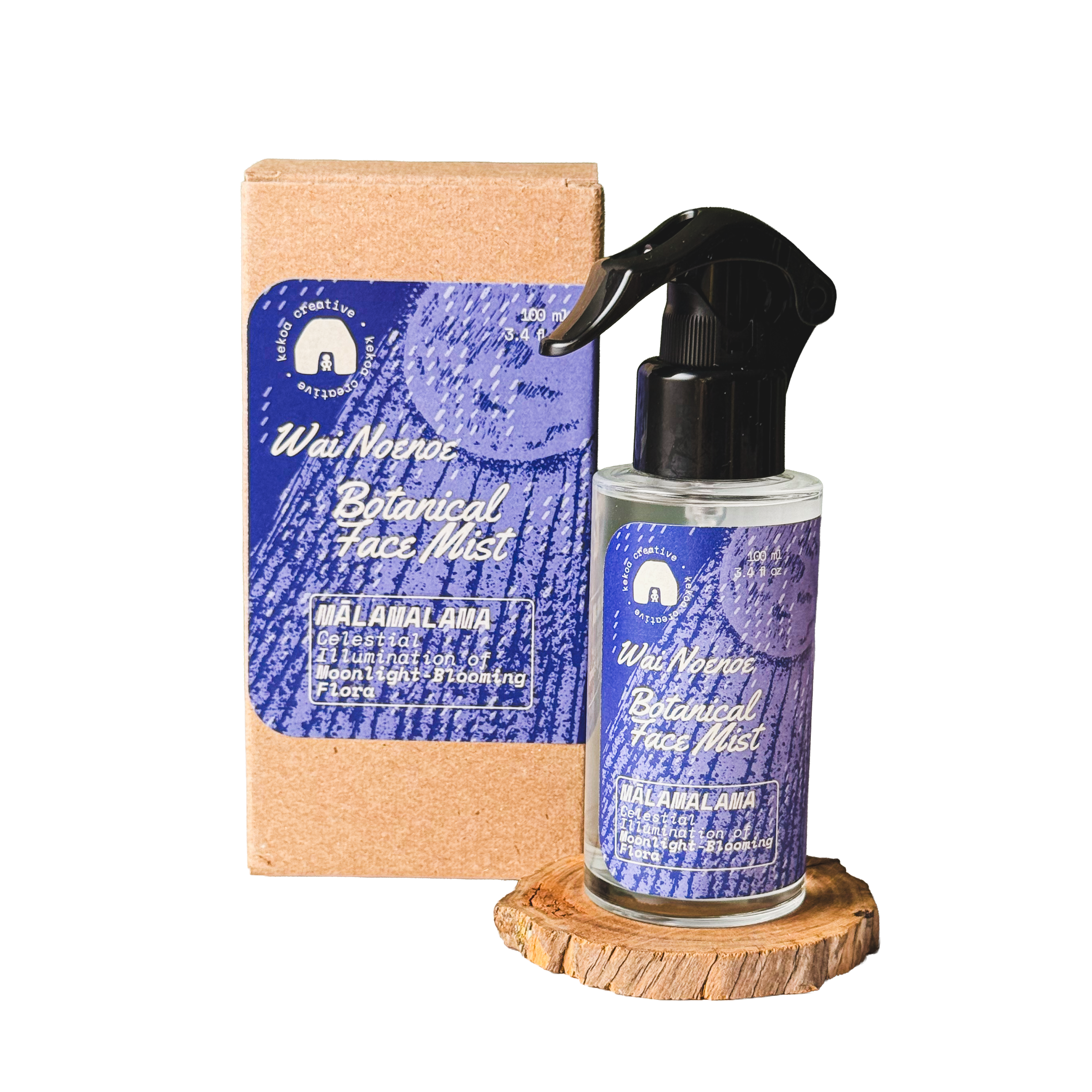 Mālamalama - Wai Noenoe: Botanical Hydrosol Mist — Evening Clarity & Deep Moisture