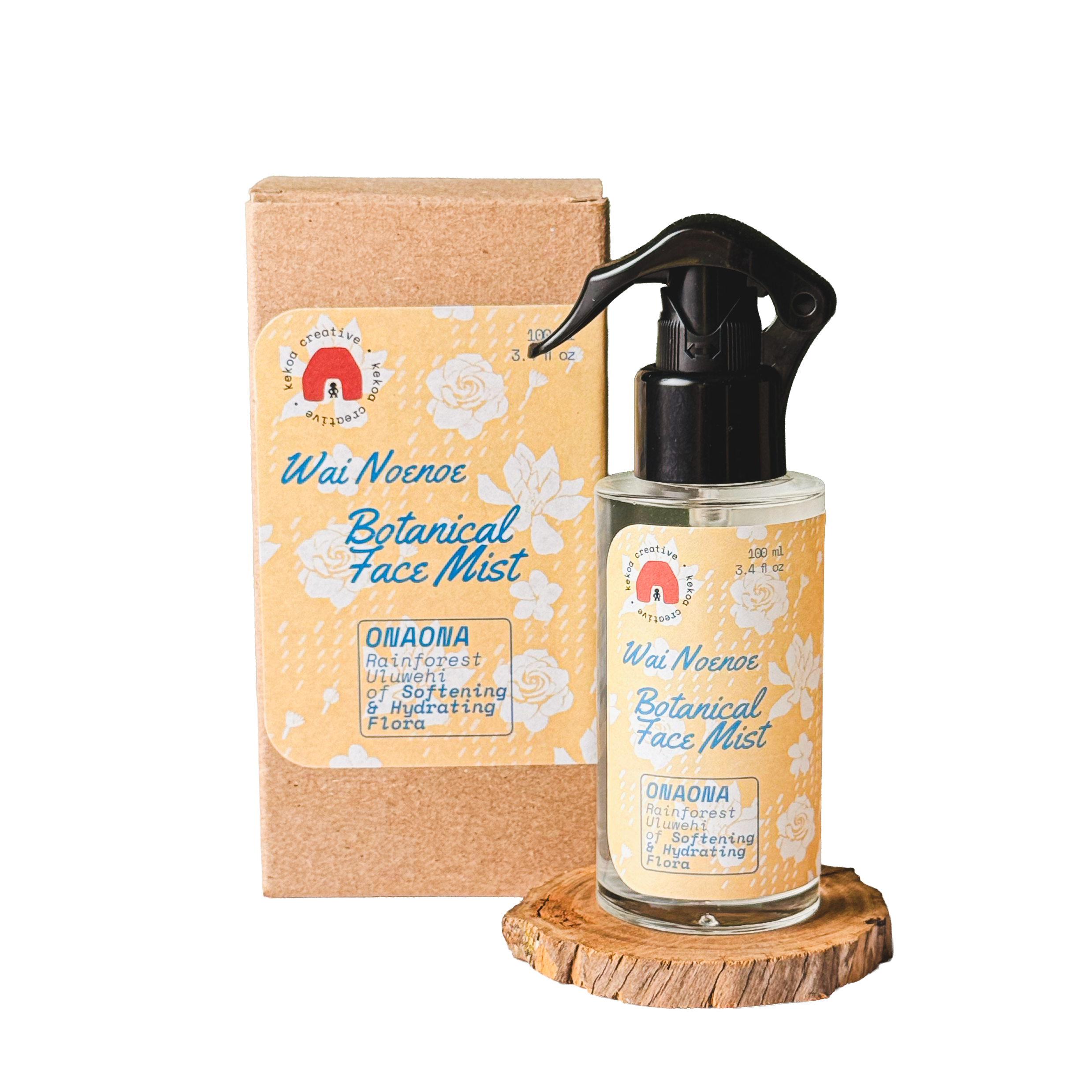 Onaona - Wai Noenoe: Botanical Hydrosol Mist — Nectarous Softening & Floral Bliss