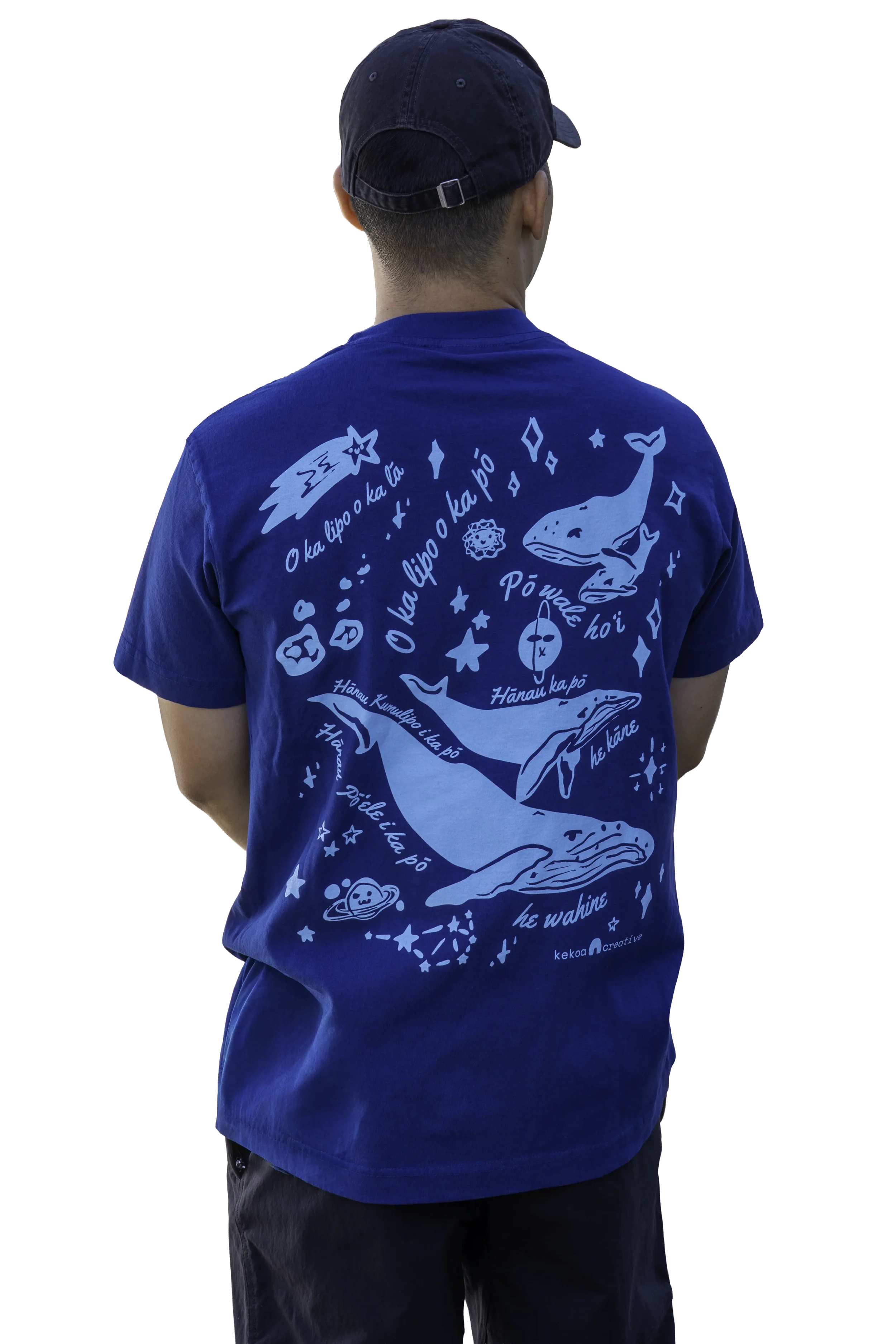 Kumulipo i ke Koholā Trash Tee — Moana Blue