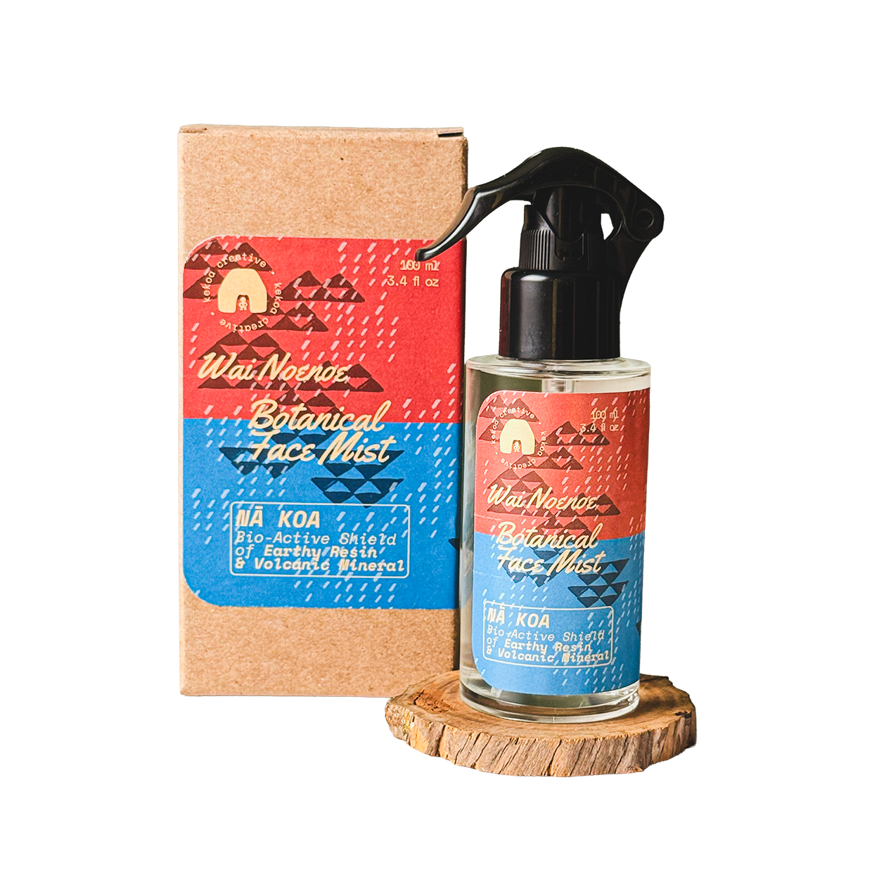 Nā Koa - Wai Noenoe: Botanical Hydrosol Mist — Grounding & Protective Shield