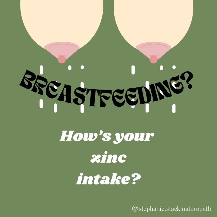 We need a lot of zinc throughout the entirety of pregnancy, but also for the back to back increasing needs throughout the third trimester and into the early breastfeeding period. Our zinc needs are highest within the first few months of breastfeeding