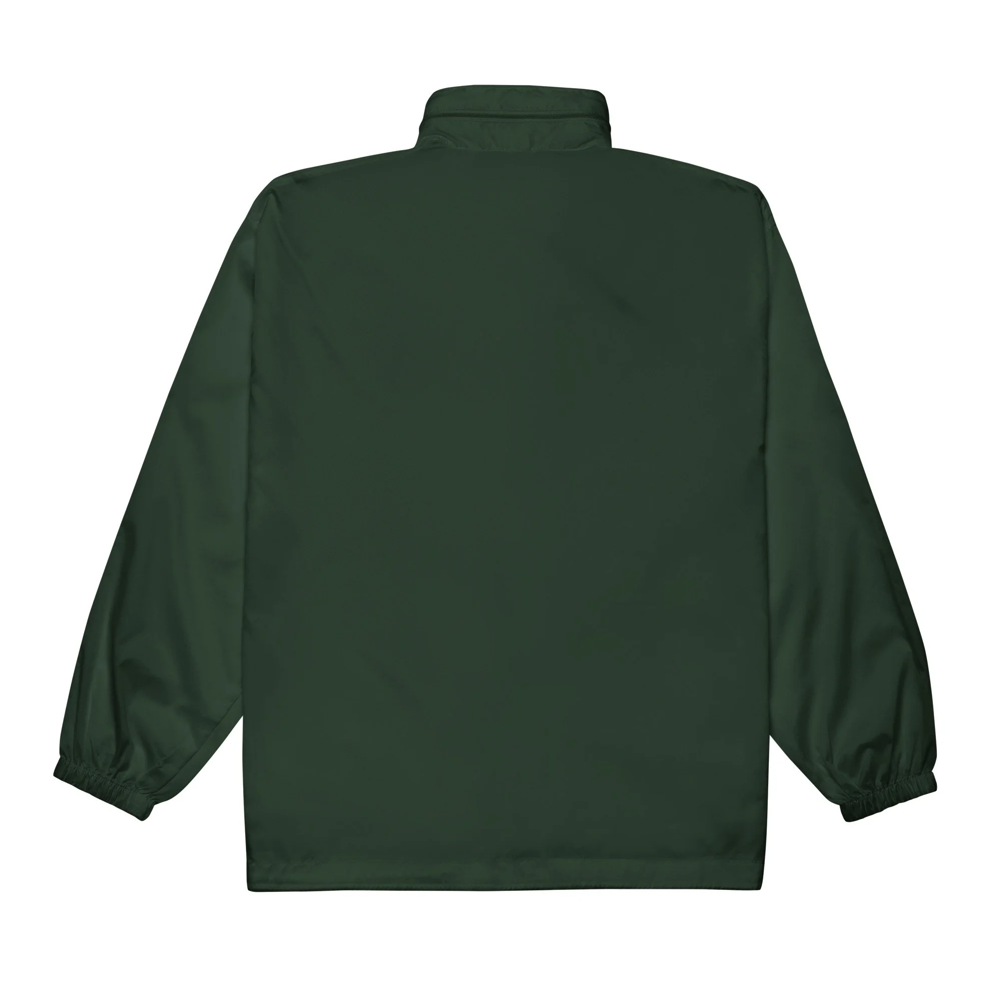 basic-unisex-windbreaker-forest-green-back-68892f9786165.jpg