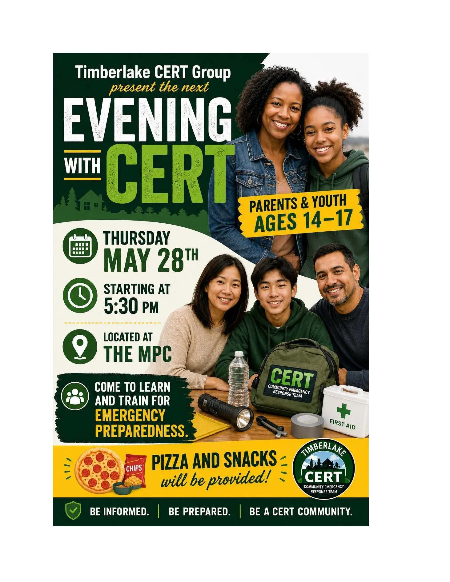 Parents & Youth! Evening with Cert!