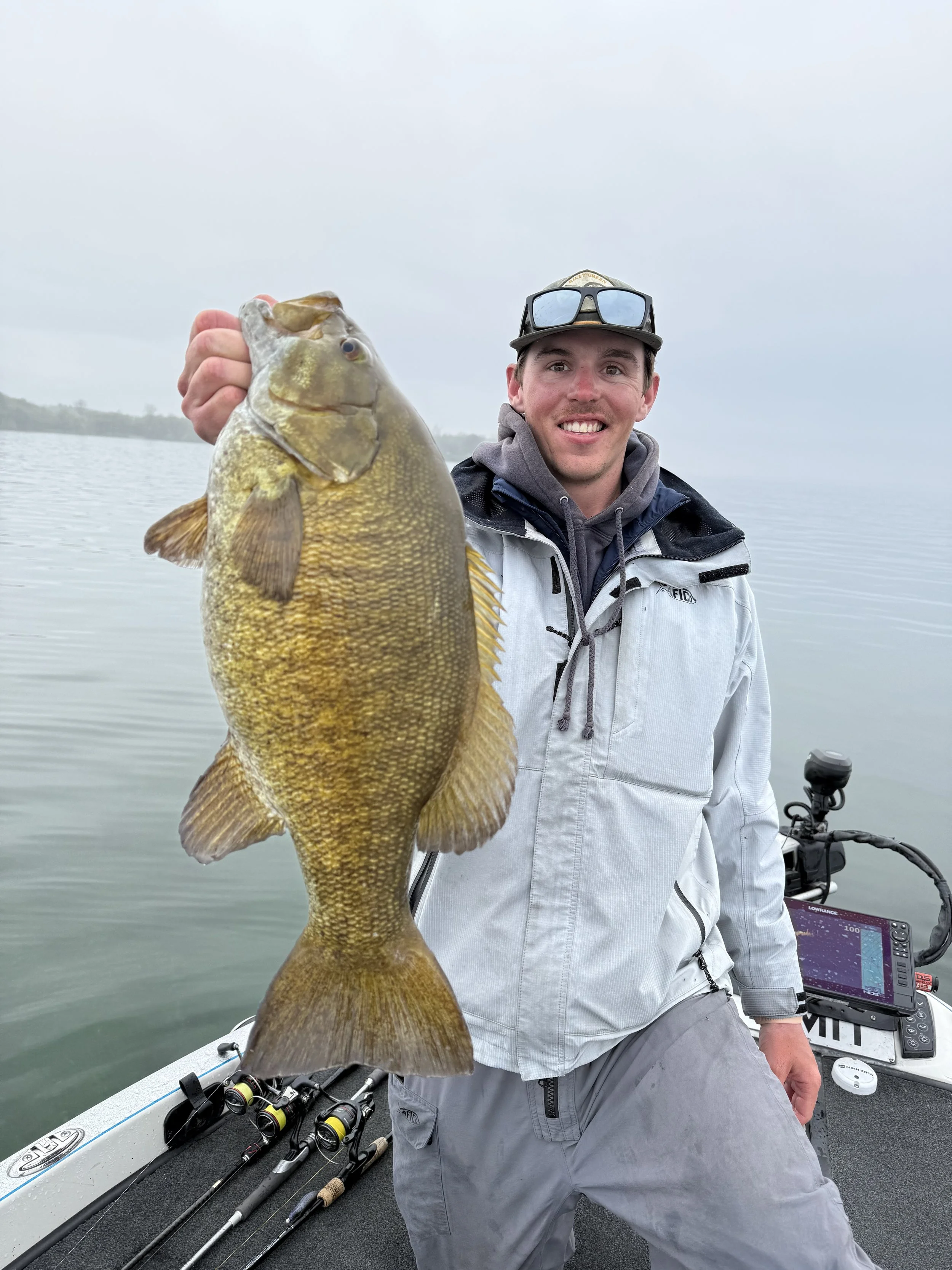 Zack Eggleston catches 7lb giant smallmouth on the St. Lawrence River