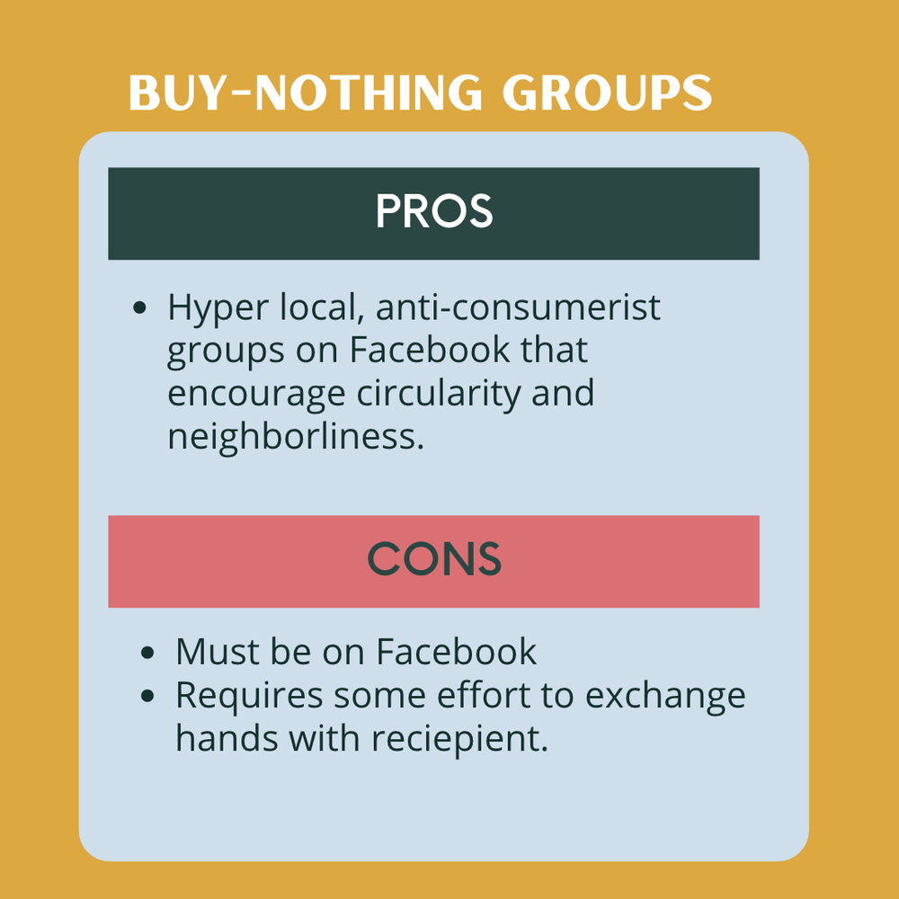 Buy-Nothing Groups