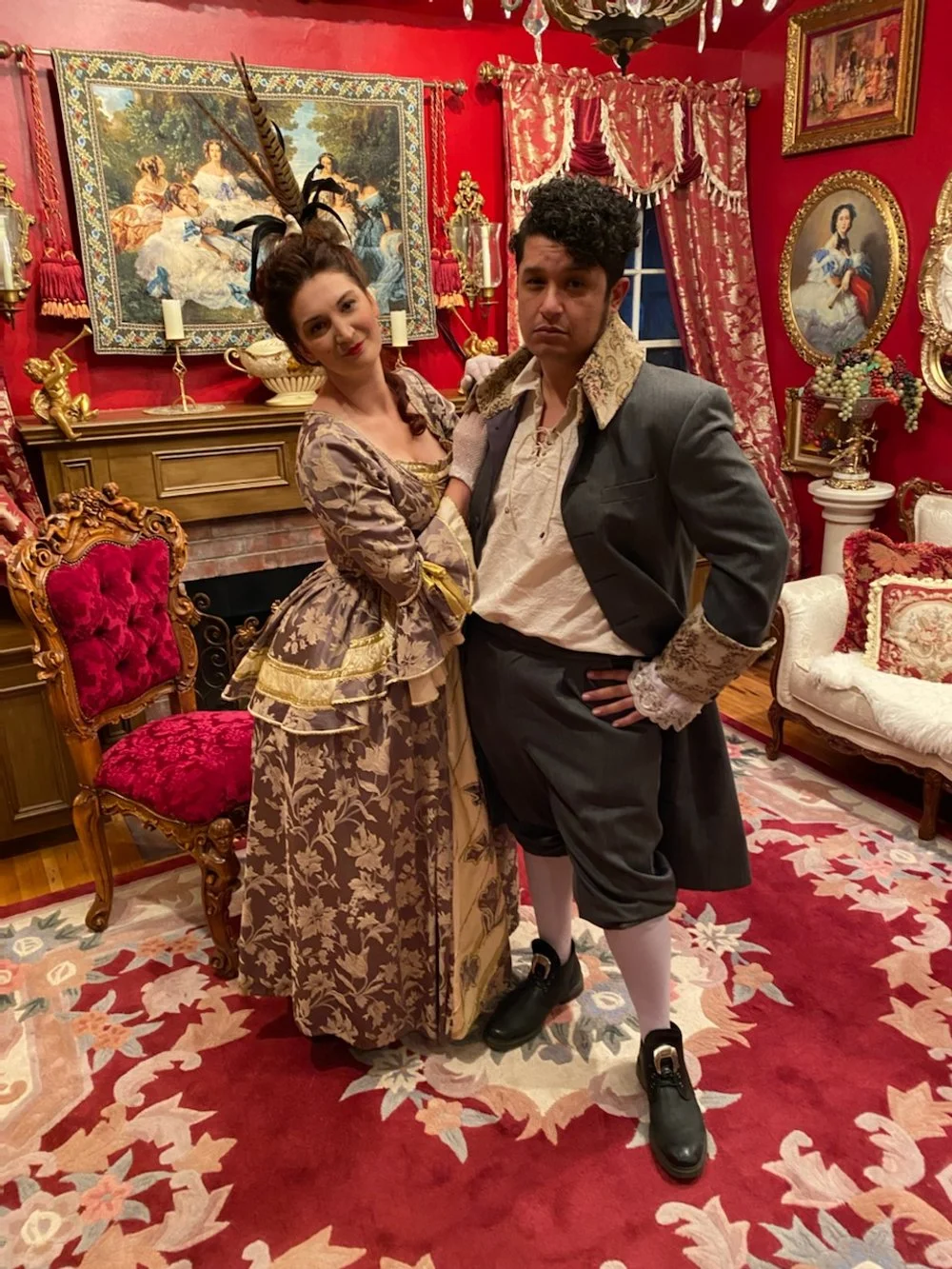 Brenan on set for a commercial