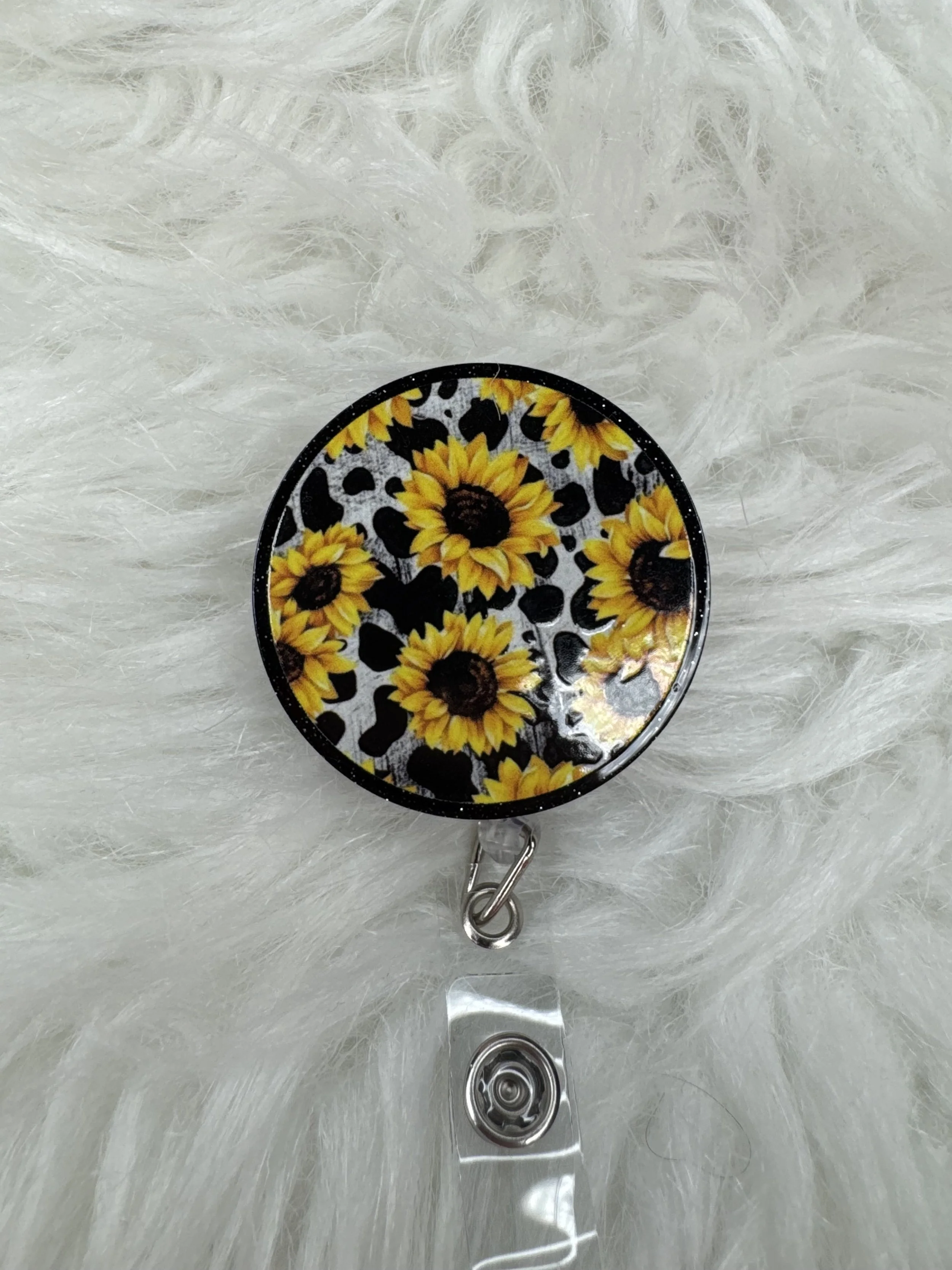 COWPRINT & SUNFLOWERS