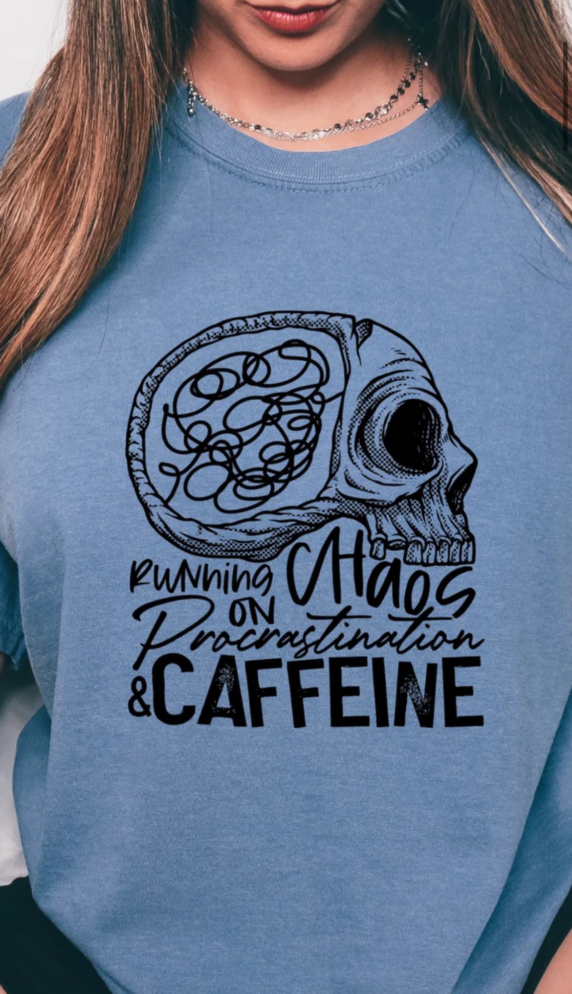 running on chaos procrastination and caffeine.jpg