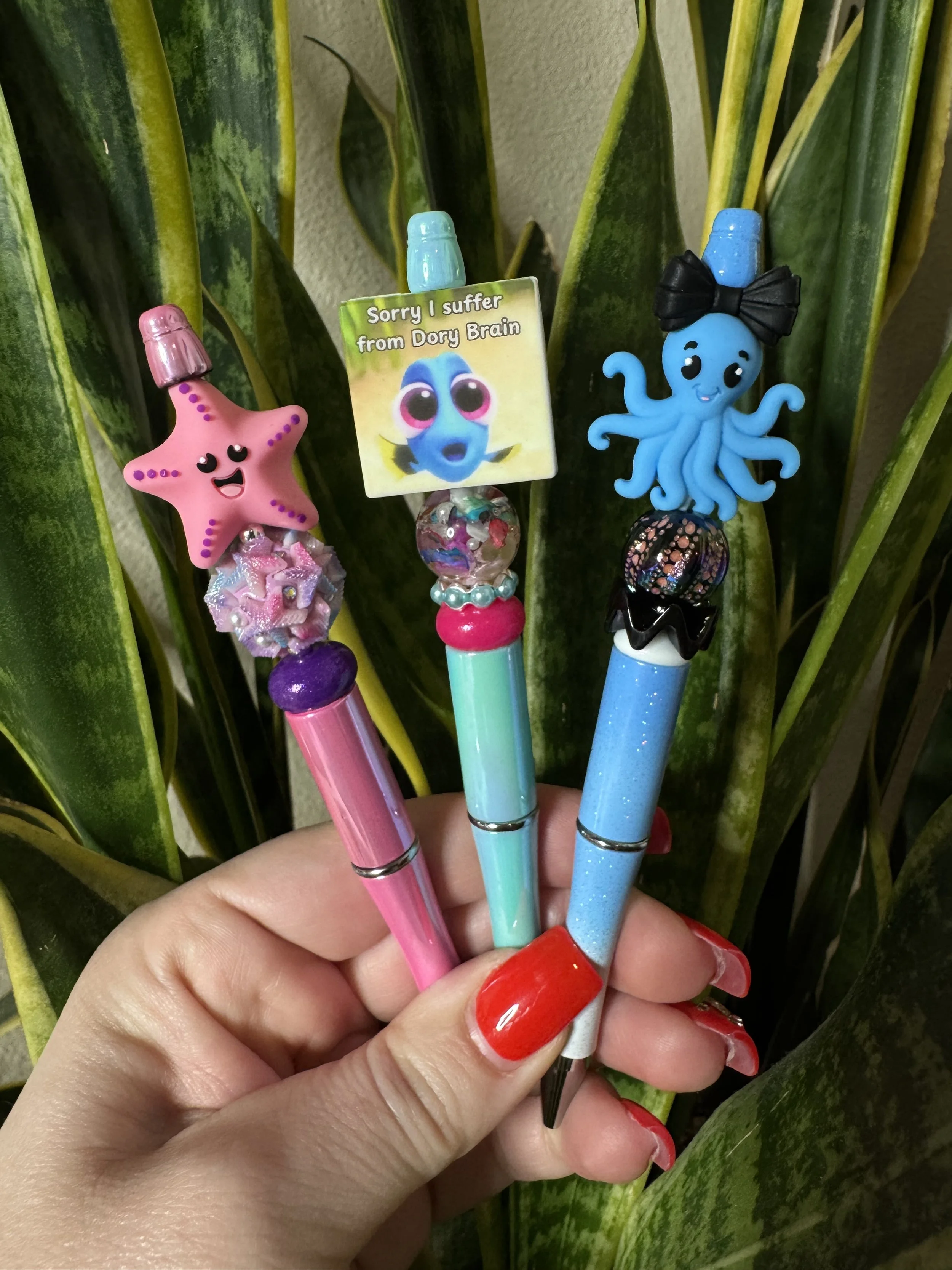 STARFISH, DORY BRAIN , OCTOPUS WITH BOW