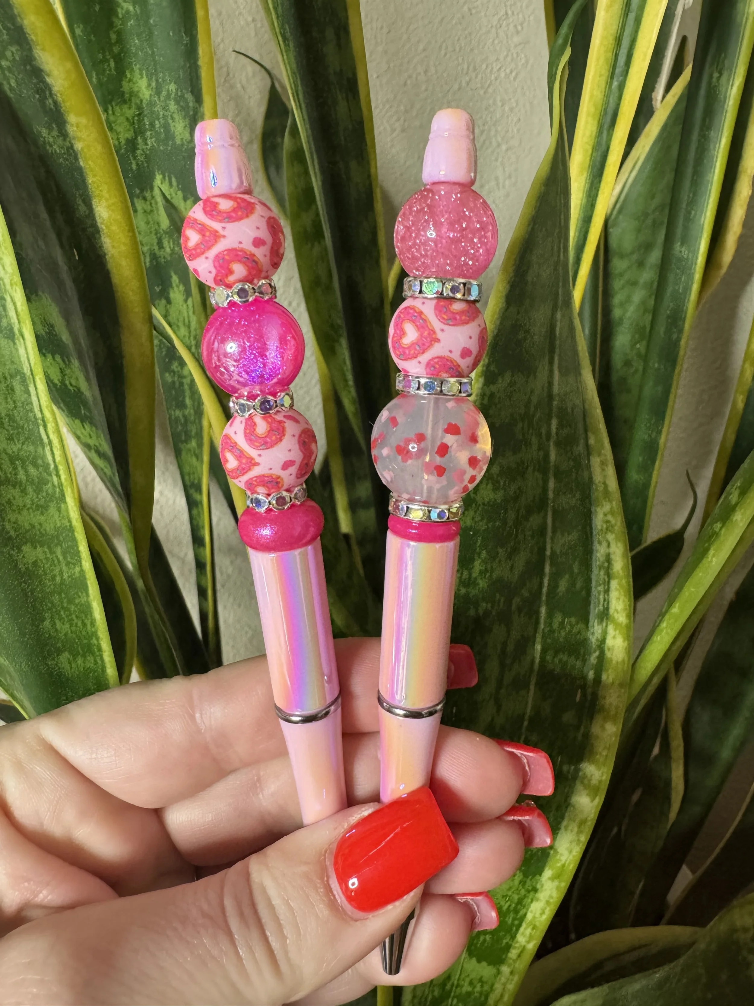 HEART DONUT TRIO, VALENTINES TRIO