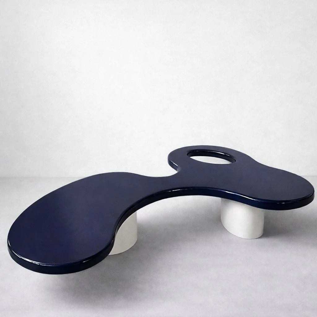  Ente OV 02   Madera con resina   130 x 65 x 05cm