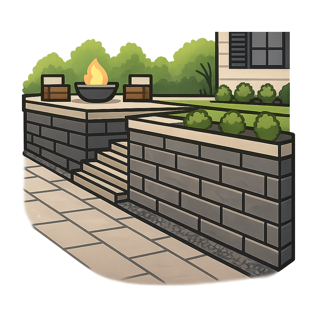 Retaining Wall in Fayetteville, GA and Peachtree City, GA