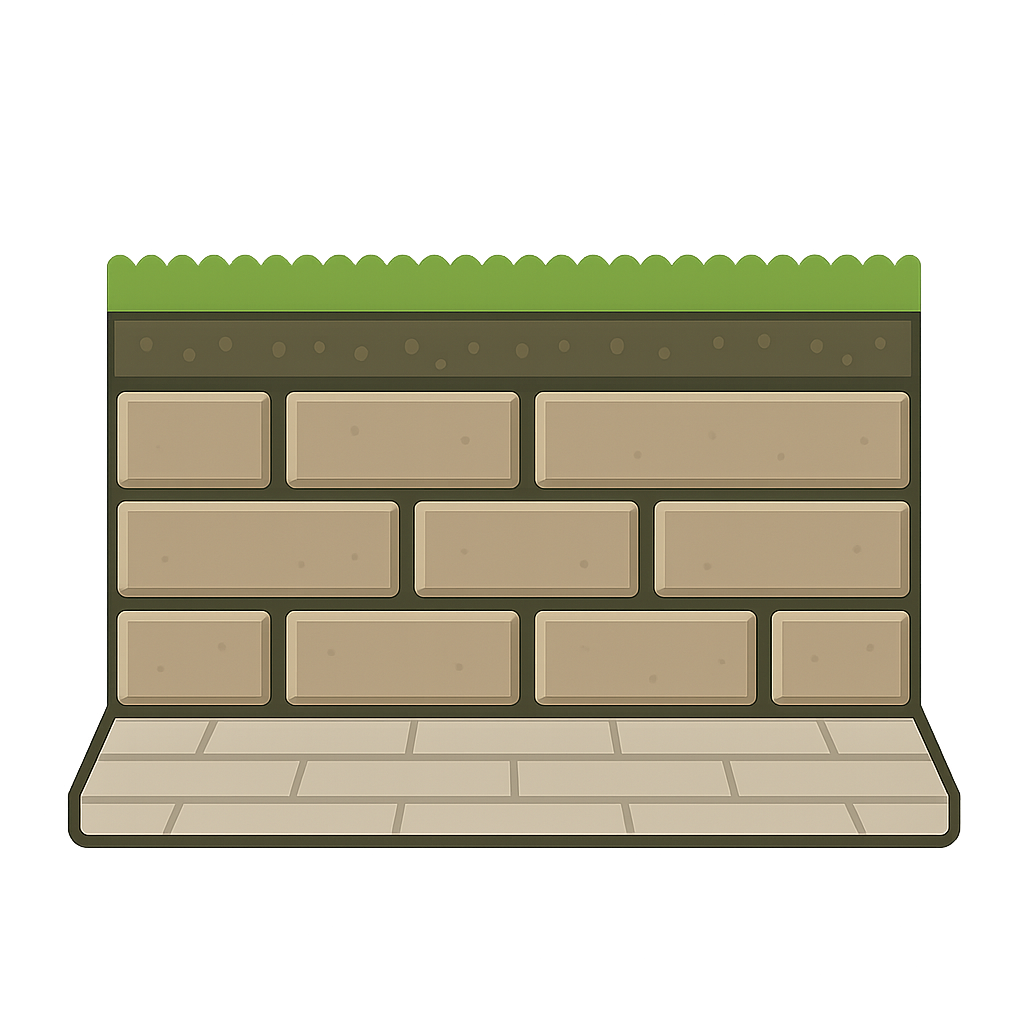 Retaining Wall in Fayetteville, GA and Peachtree City, GA