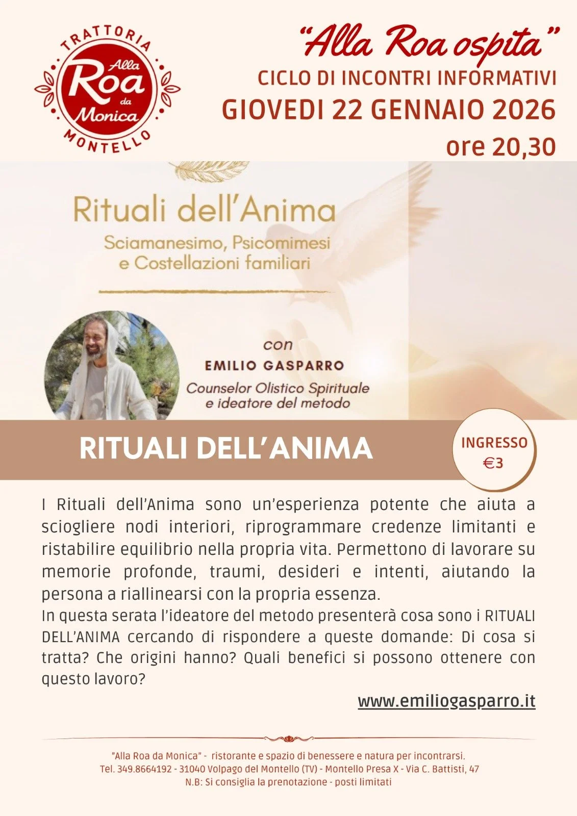 Rituali dell’Anima conferenza