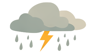 Visual metaphor for emotional volatility and chronic stress in families affected by addiction, instability, or conflict, showing how unpredictable environments activate a child’s stress response.