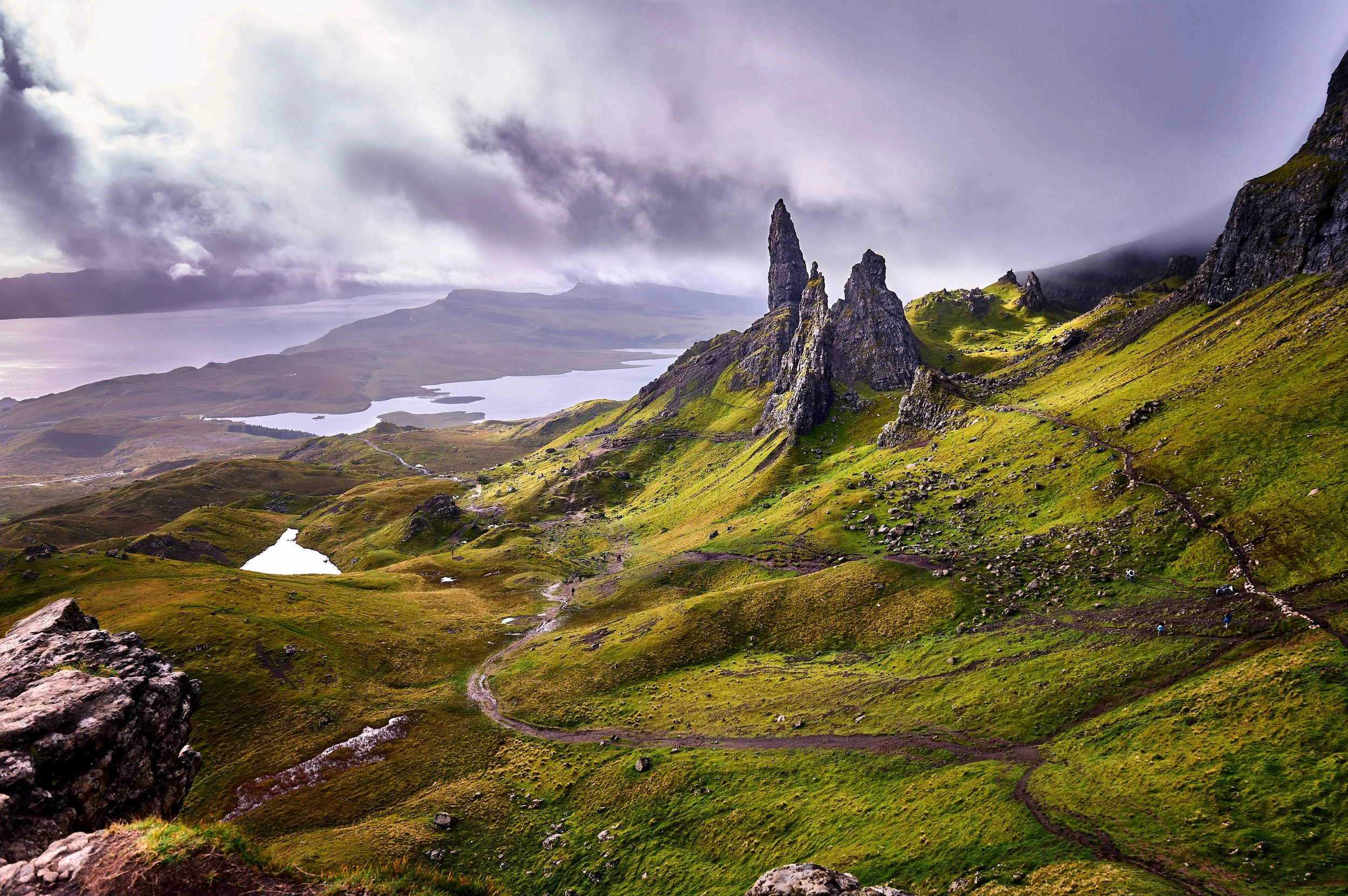 Sunrise at 'Old Man of Storr', Isle of Skye