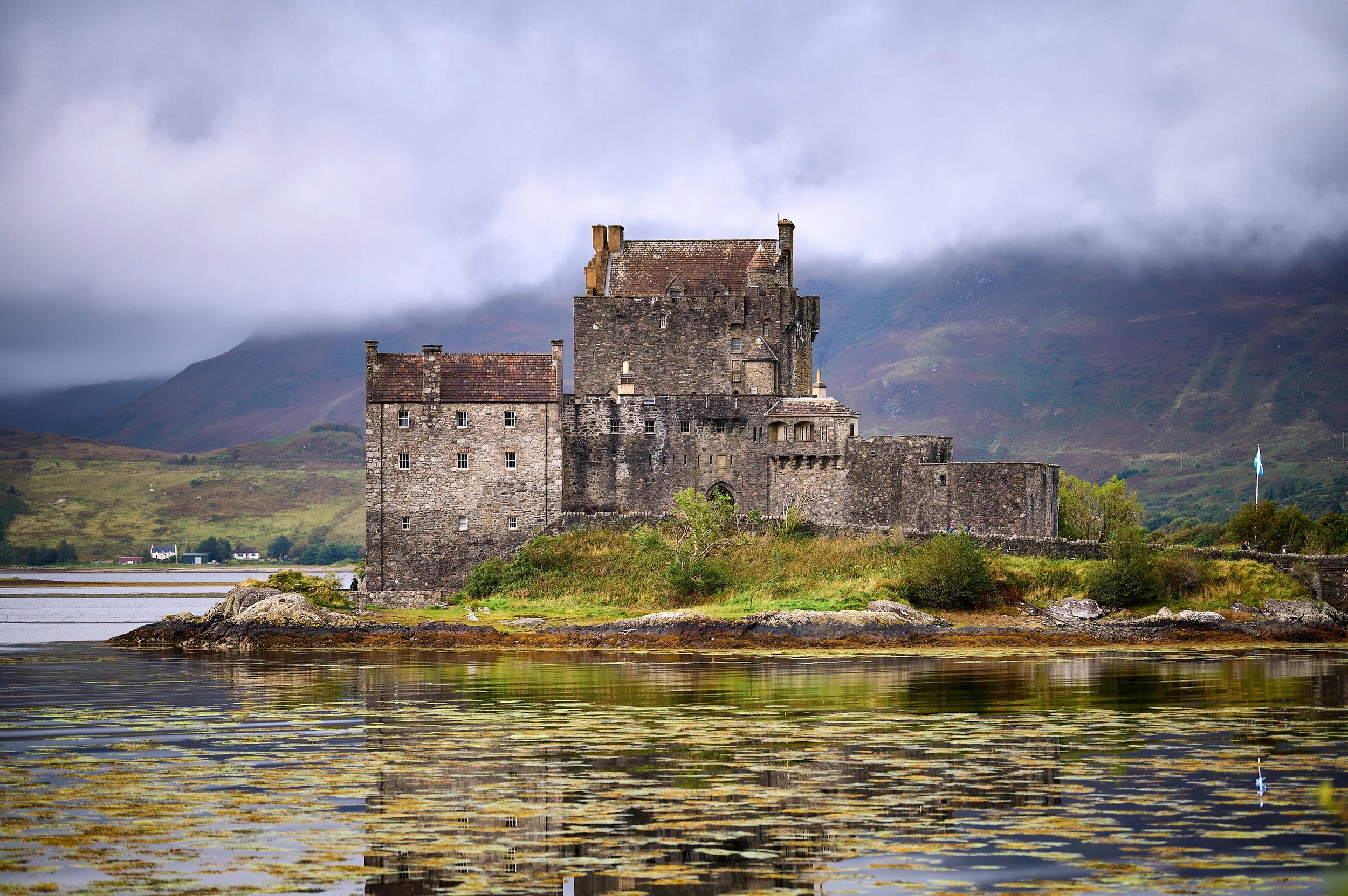 Scottisch castle in September