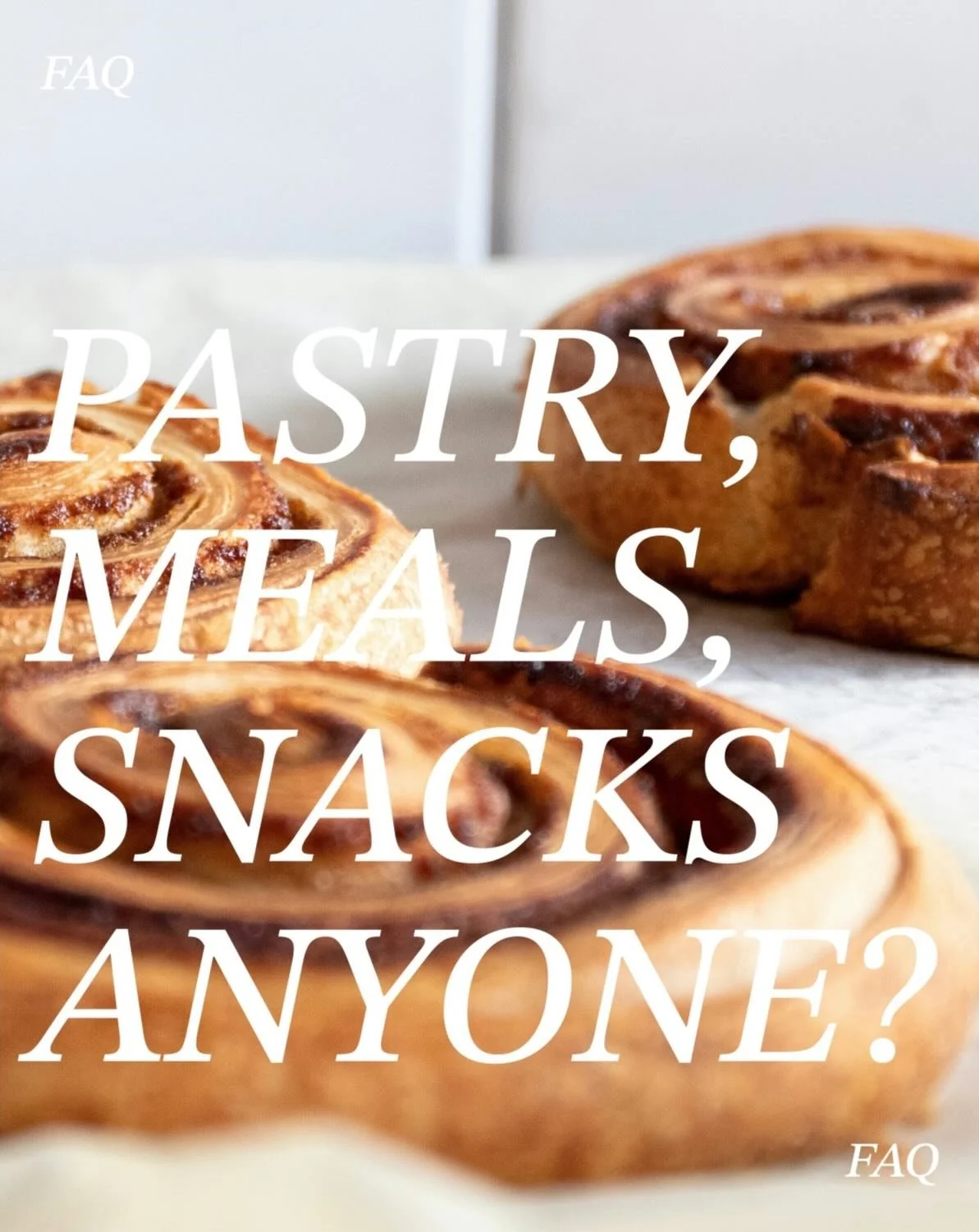 Pastry, meals, snacks anyone? SWIPE!