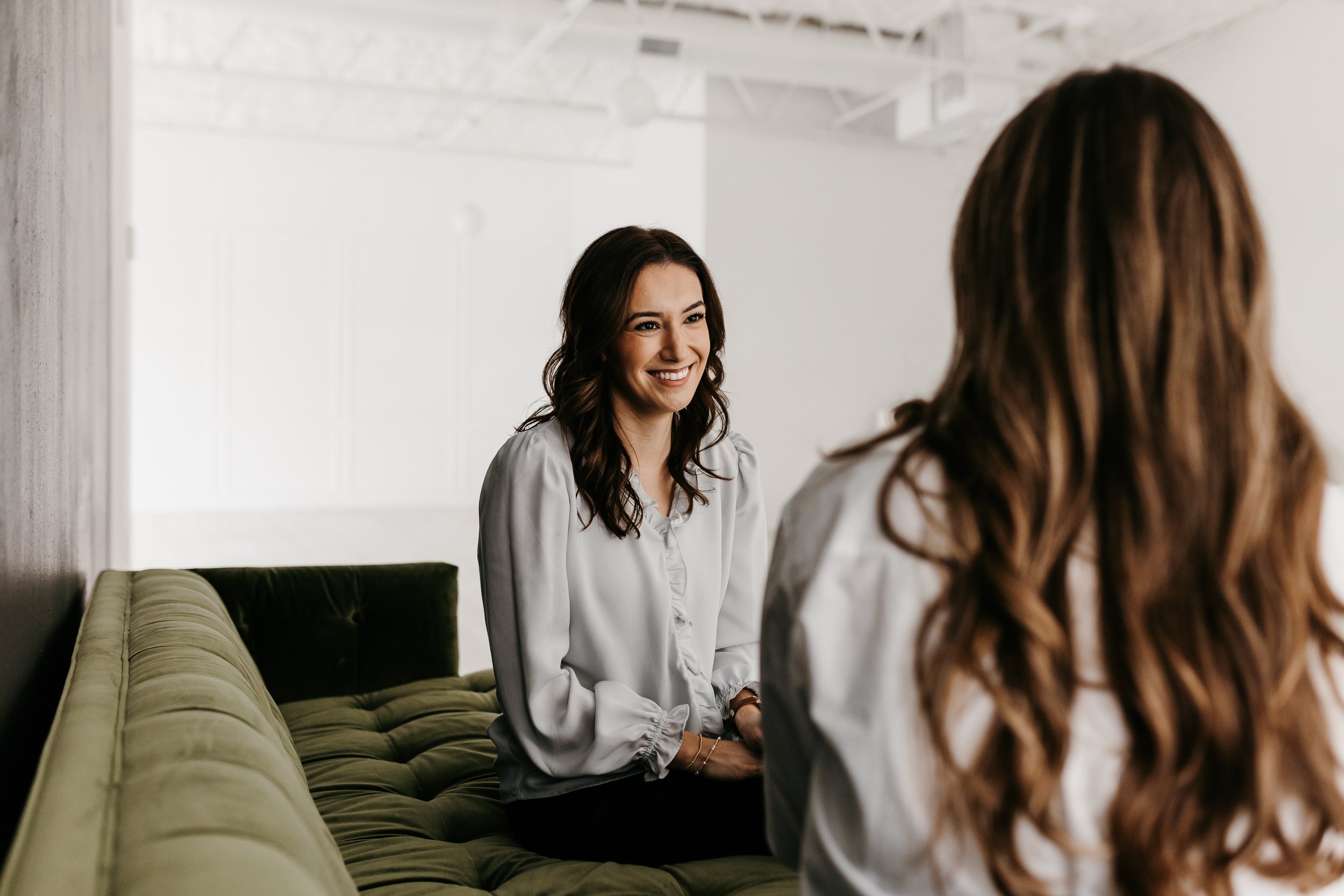 emily (rodriguez) schupmann meeting with client