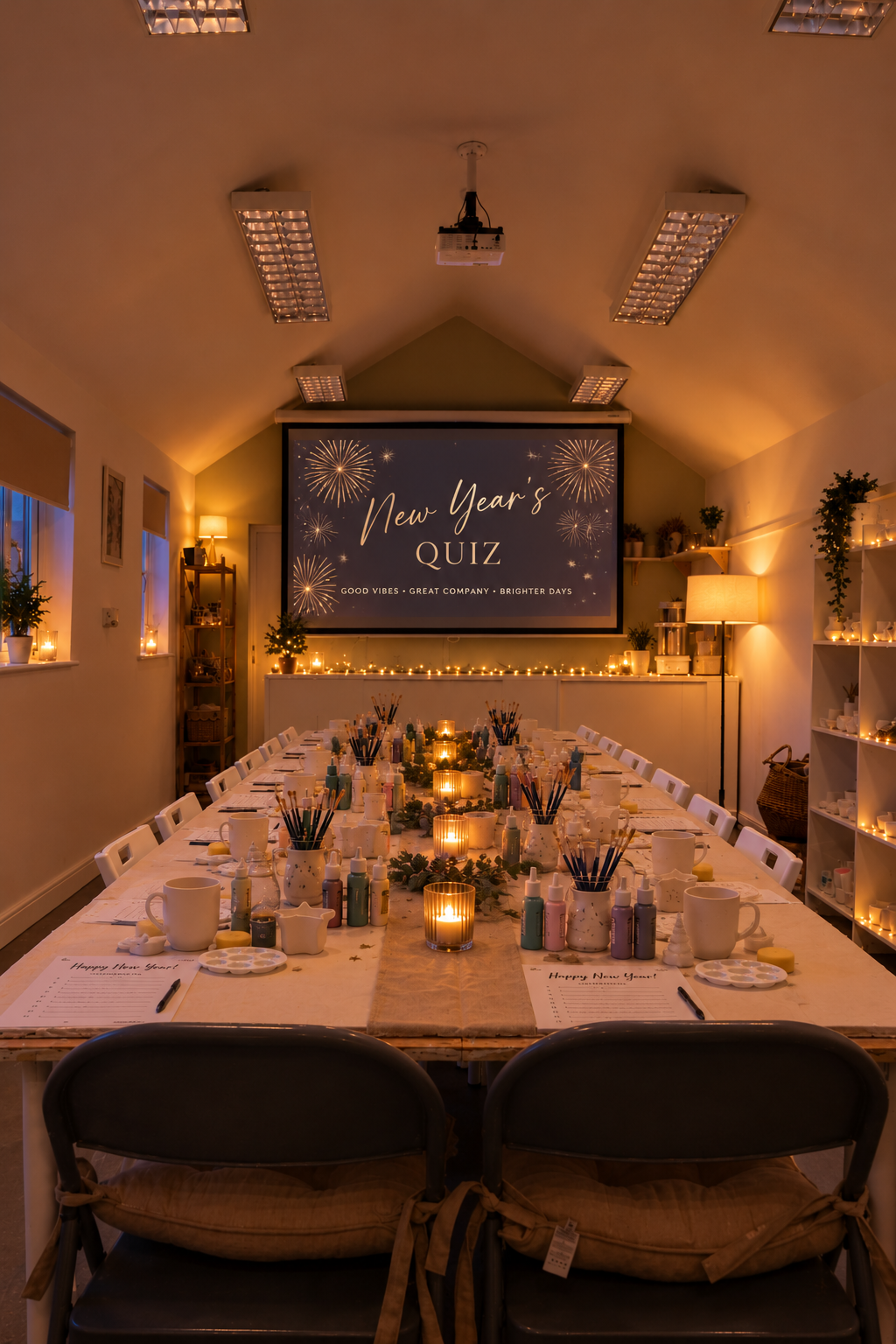 New Year’s Quiz Night & Pottery Painting