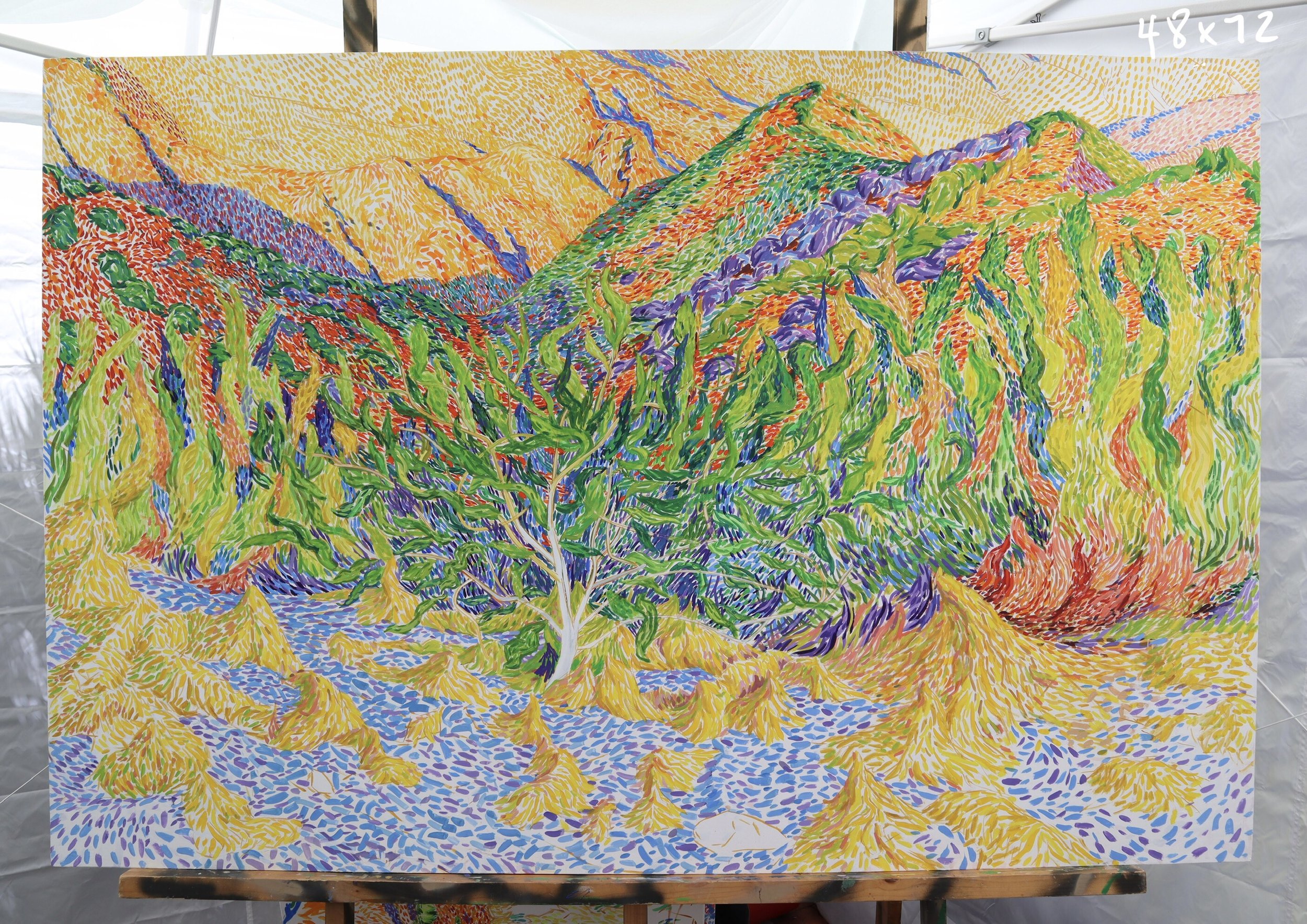 Sugar and Carbon pt2
Oil on Panel
48x72"