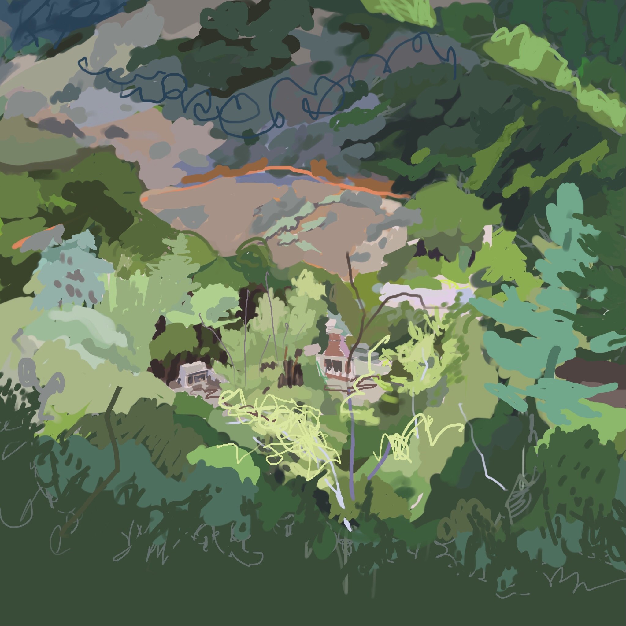 Roberts' Home (Solstice Canyon)
Digital Painting