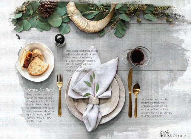 My Winter Tablescape for Flavors Magazine