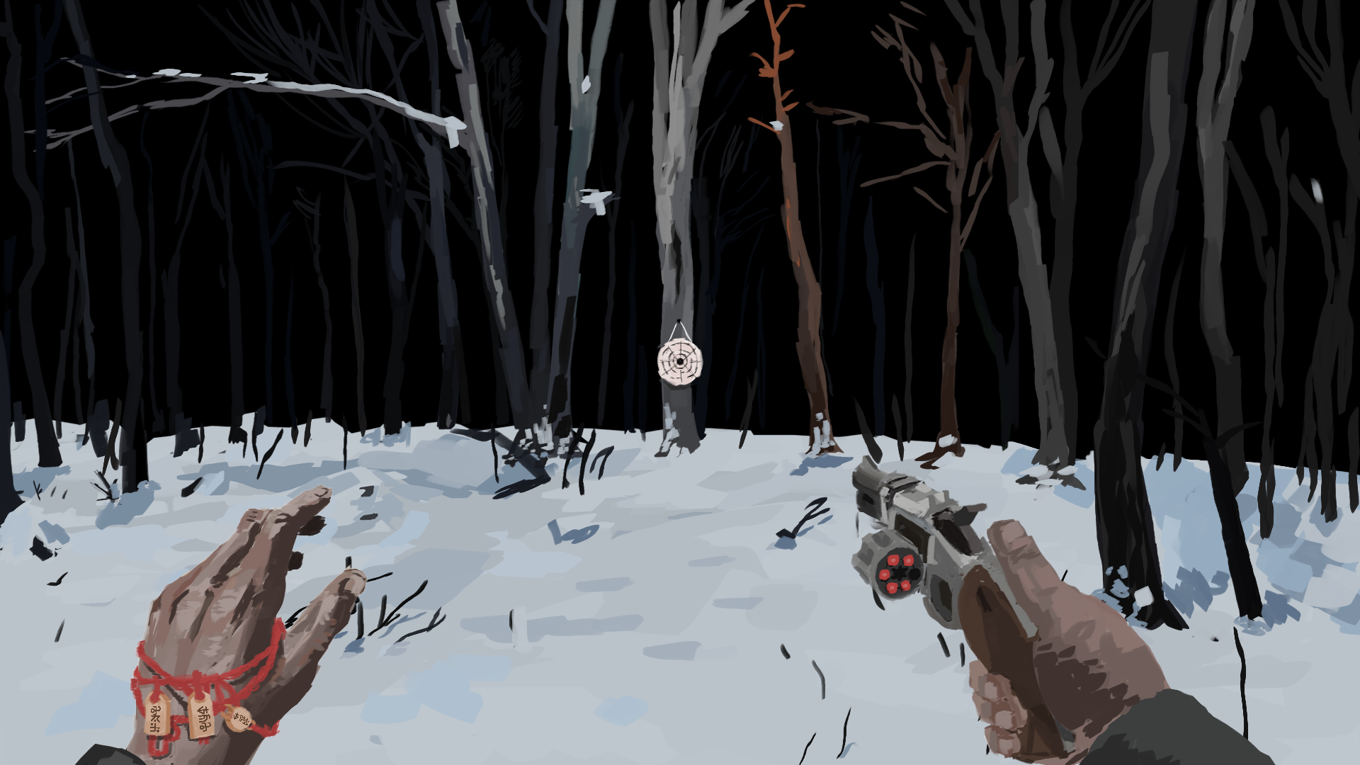 Ammunition is checked by counting the bullets in the gun