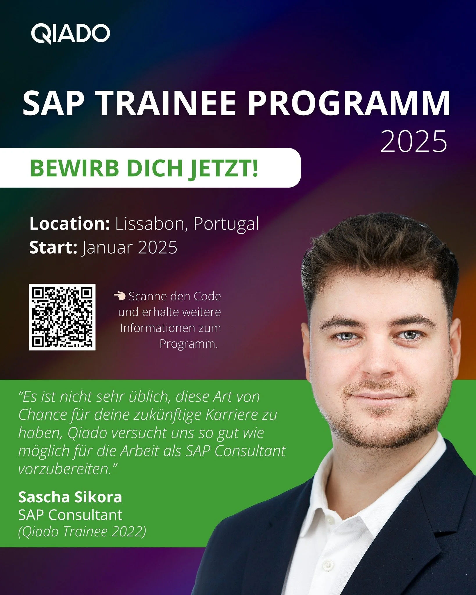🚀 Starte das Jahr 2025 als SAP Trainee bei Qiado mit fundierten und praxisbezogenen Trainings! 🚀 

Sende deinen Lebenslauf an talent@qiado 📨