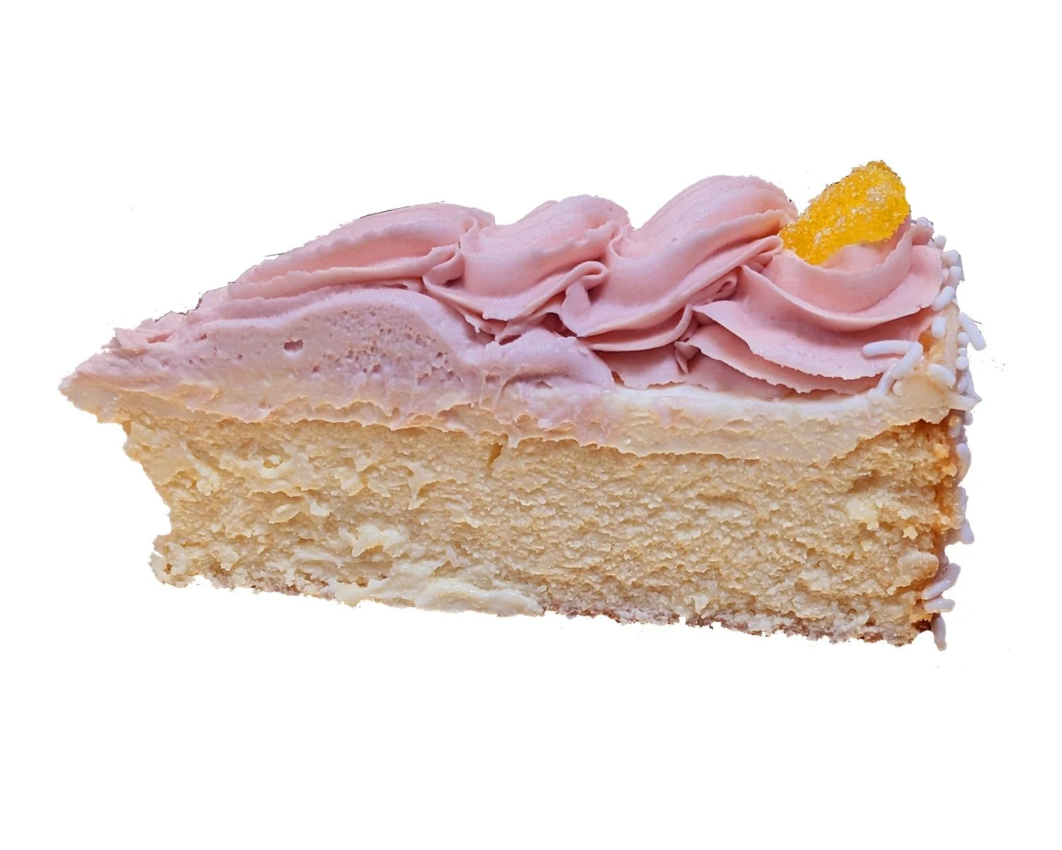 スイーツです。 Raspberry Lemonade Cheesecake — Slices Fabulous Cakes