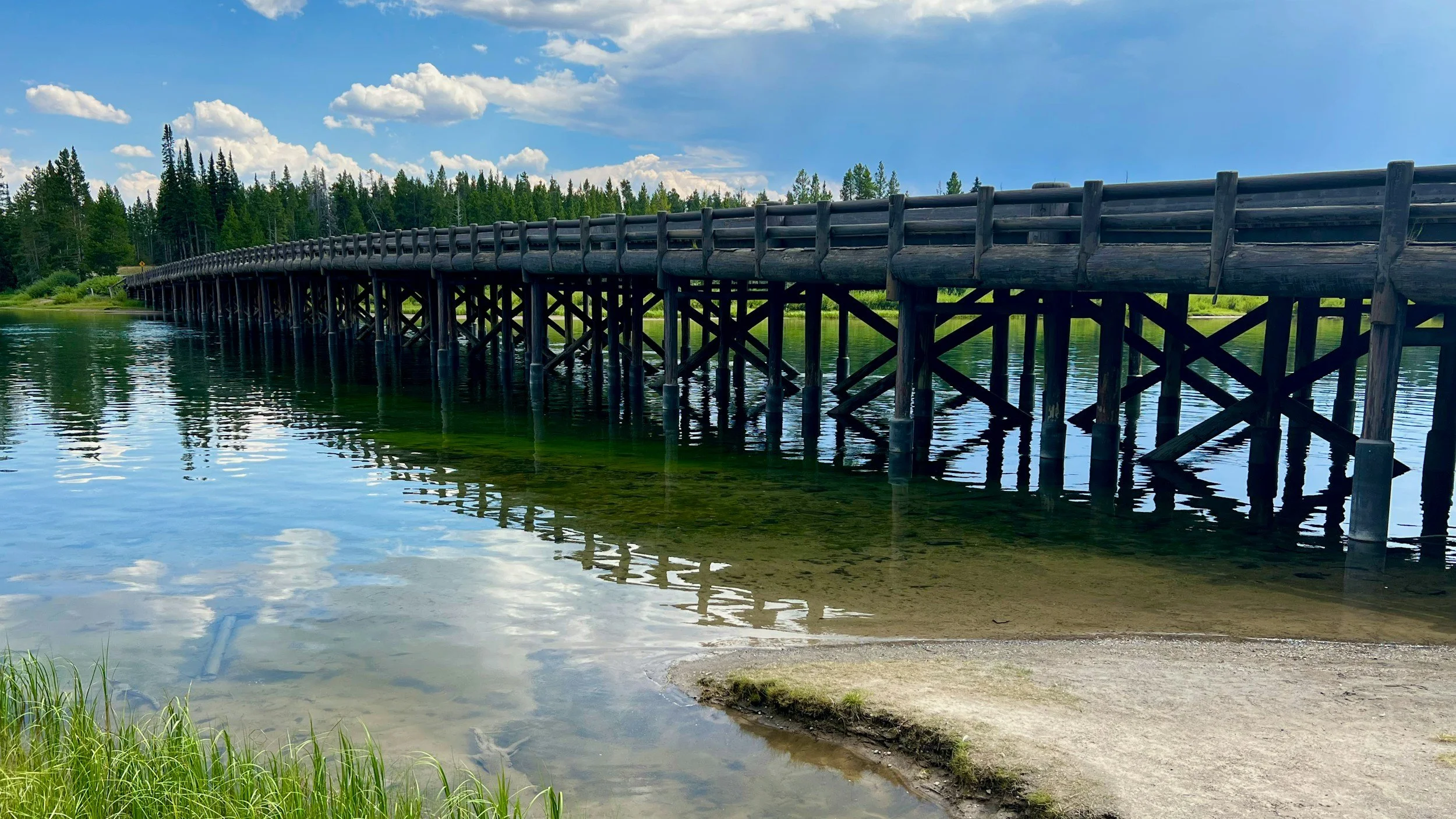 The Bridge Over A Pond