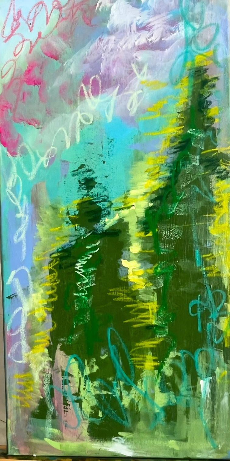 "Sierra Madre"
Acrílico, pasteles y aerosol sobre lienzo.
Acrylic, spray paint and oil stick on canvas.
30 x 60 cm
12 x 24 in
2026
$750 USD