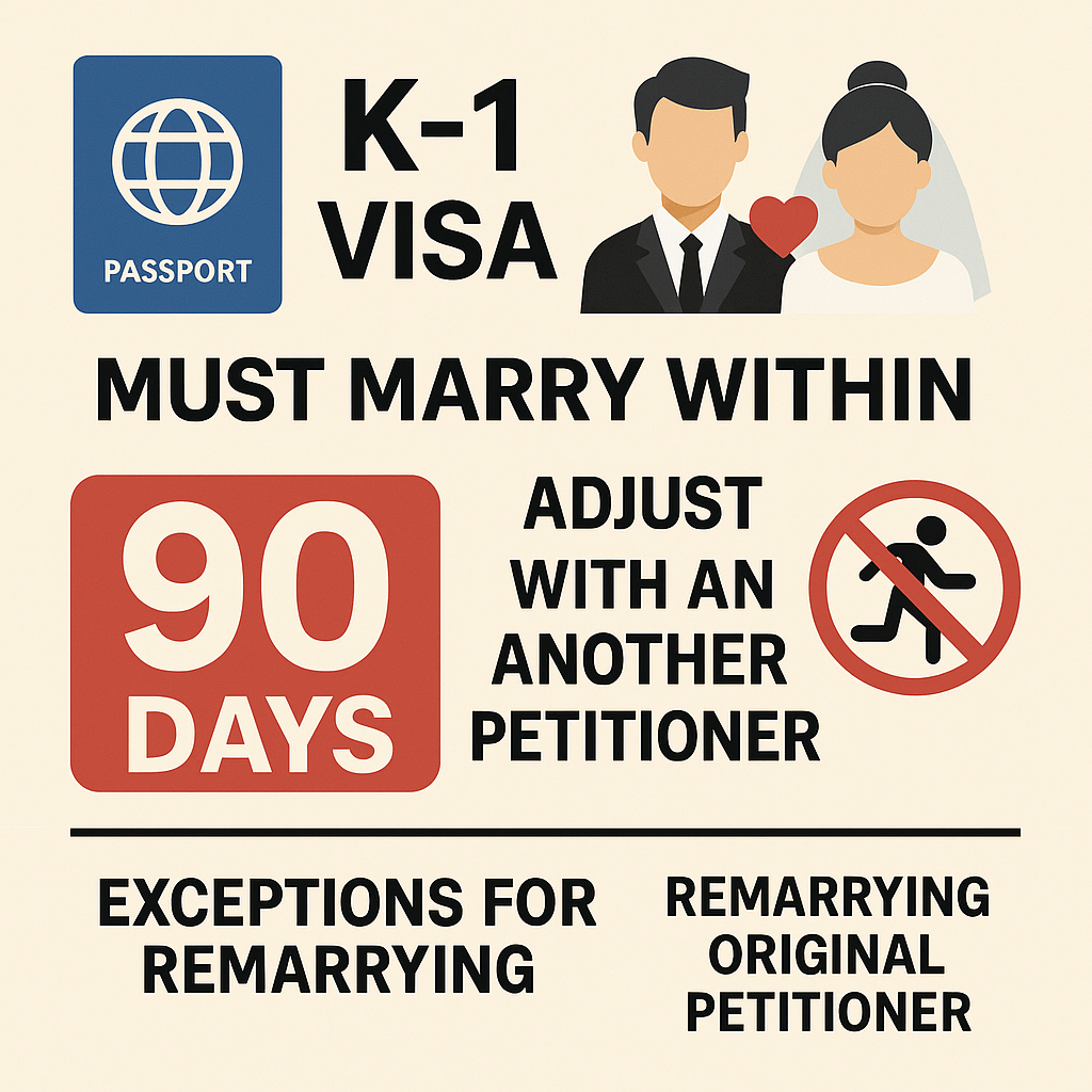Navigating the K-1 Visa: Understanding Marriage Within 90 Days and Its Implications