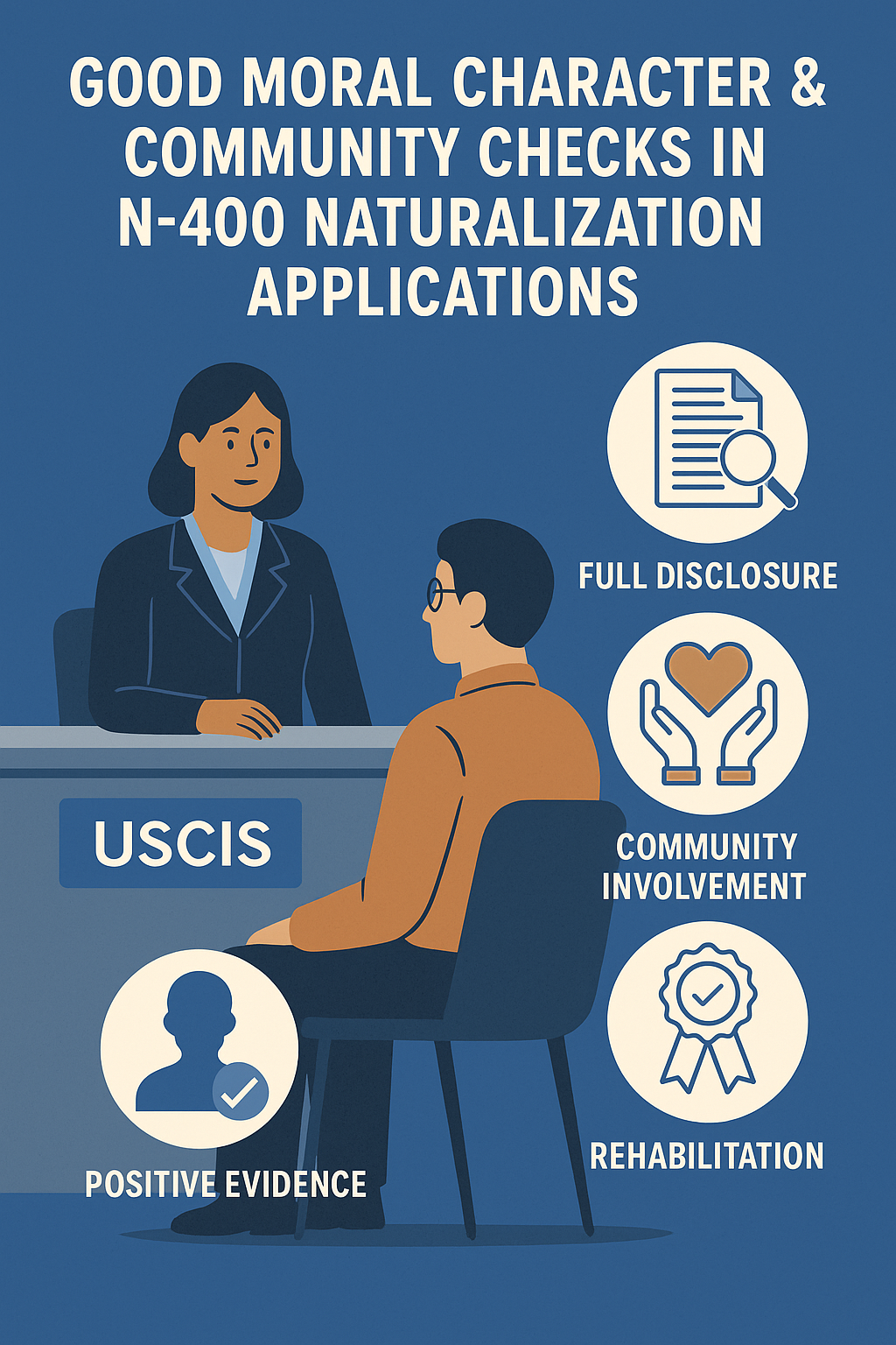 Good Moral Character and Community Checks for U.S. Citizenship – 2025 Guide