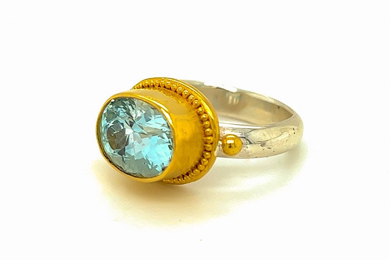 Aquamarine Ring