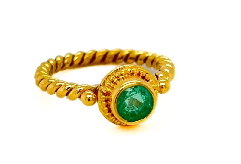 How Do Jewelers Create Gold Granulation Jewelry Using Tiny Gold Beads?