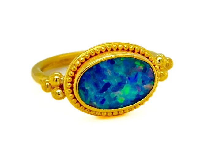 How is Gold Granulation Jewelry Made?