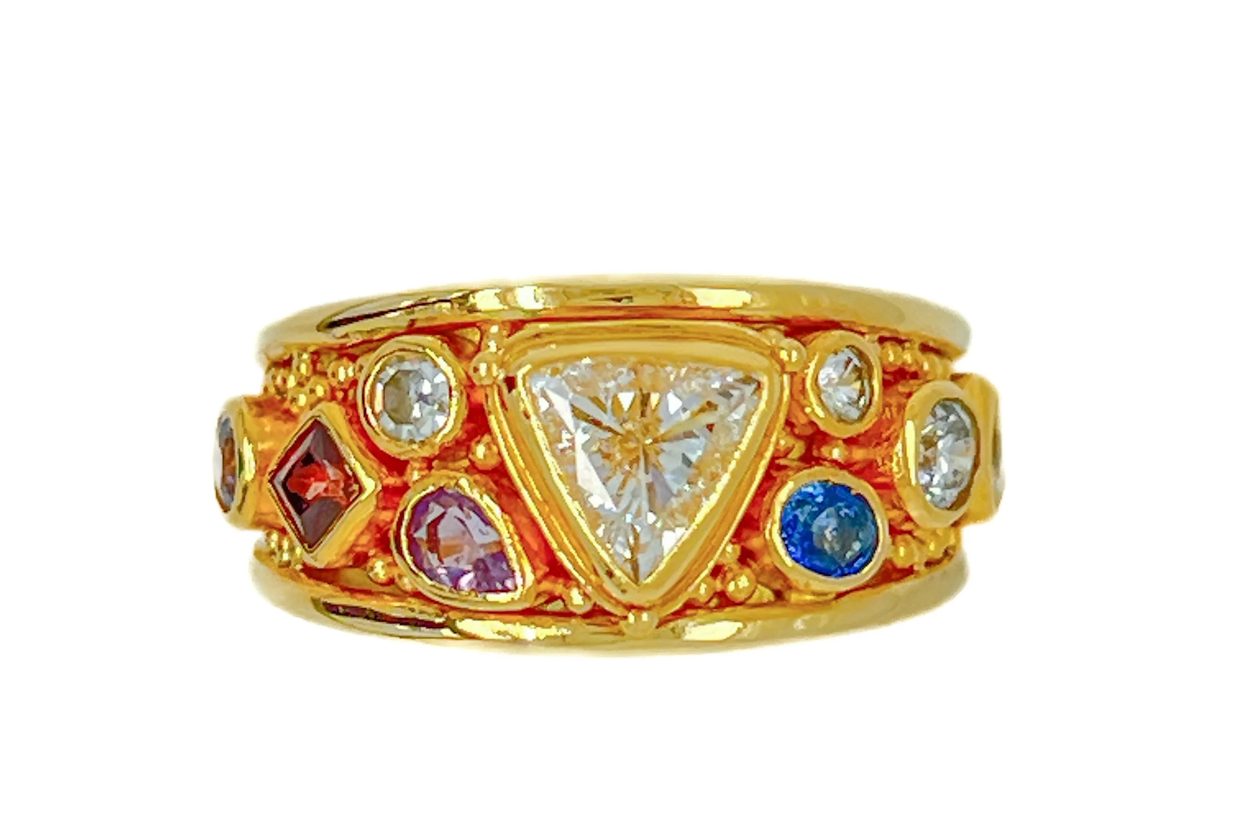 Diamond and Sapphire Ring