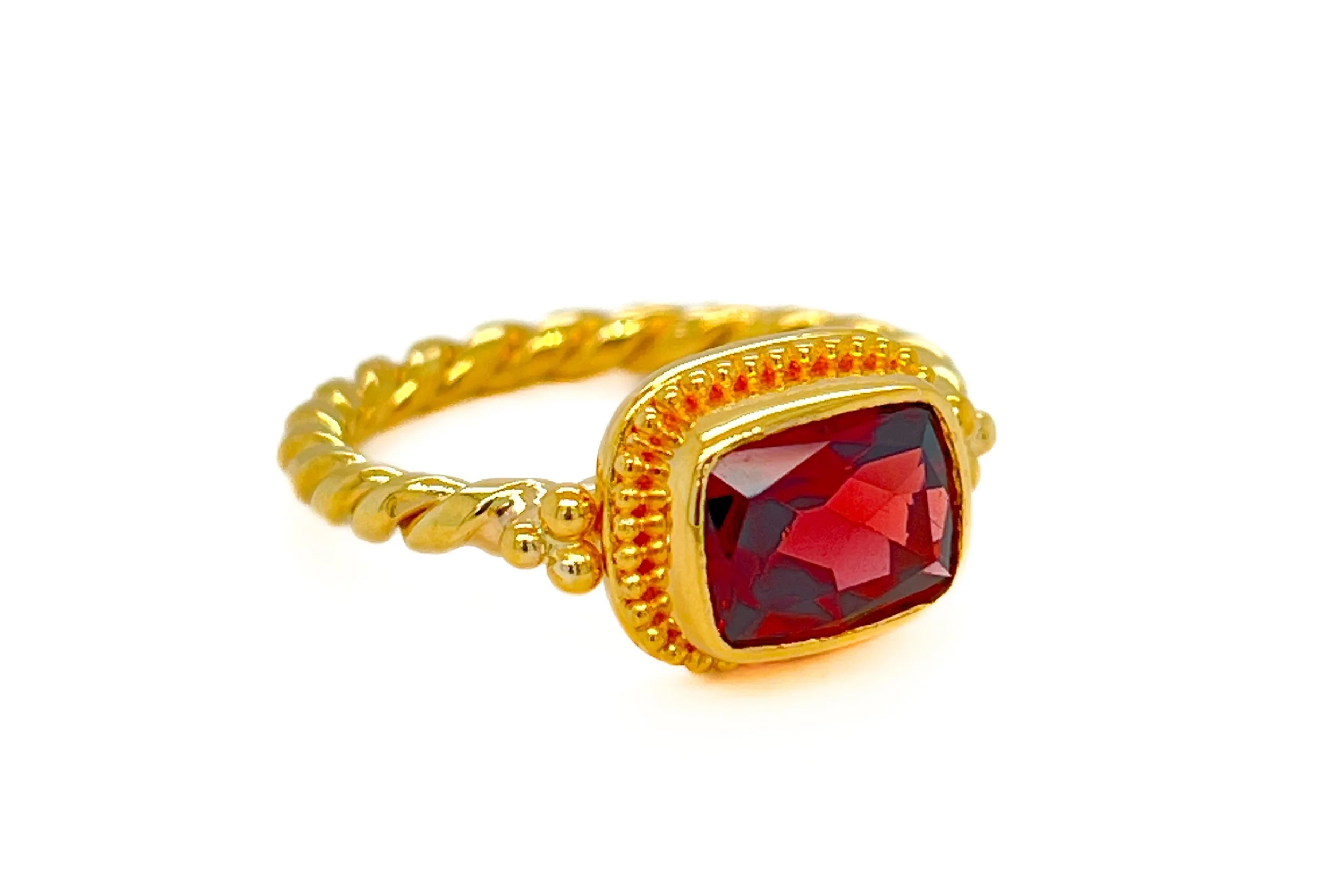 Red Garnet Ring