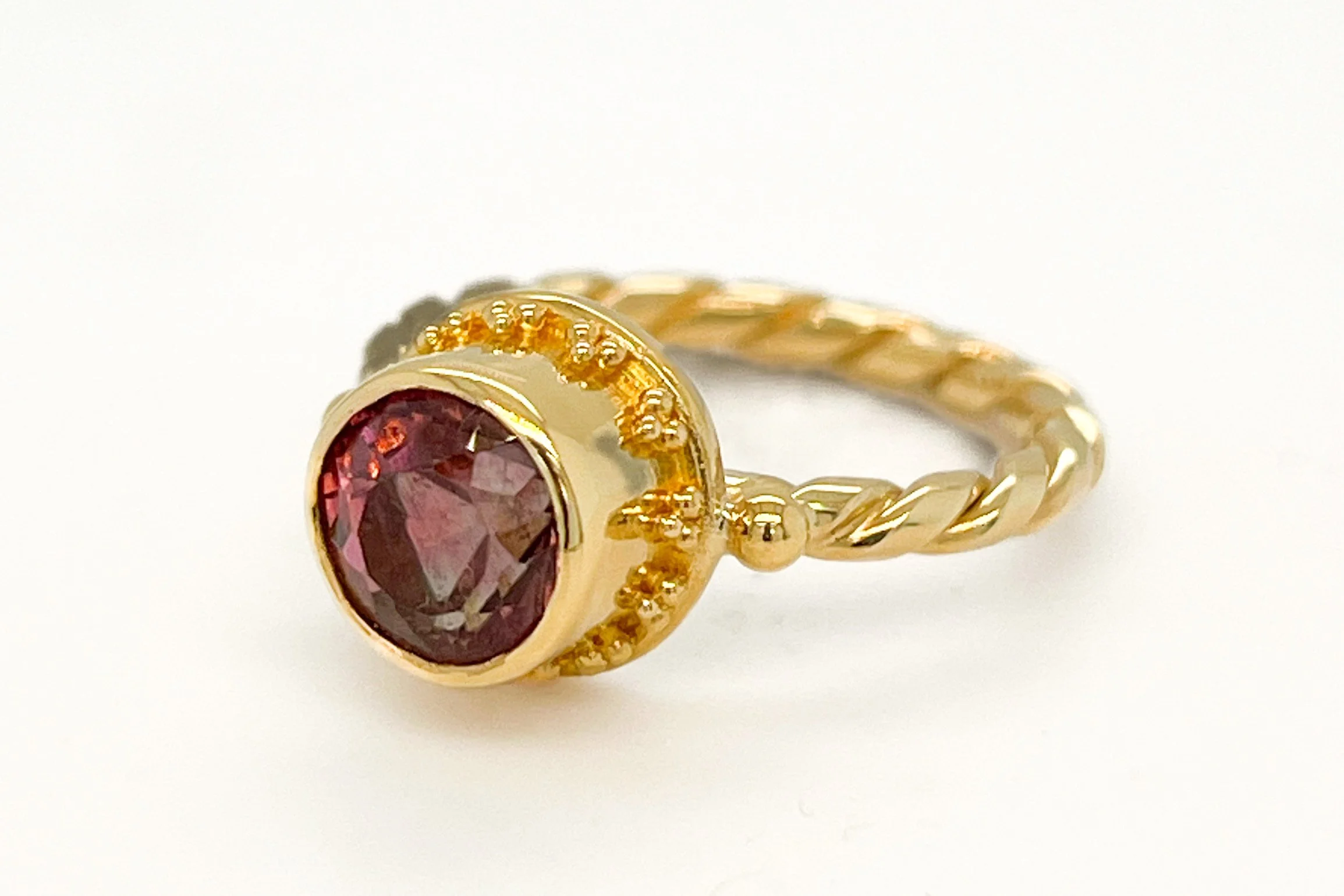 Pink Tourmaline Ring